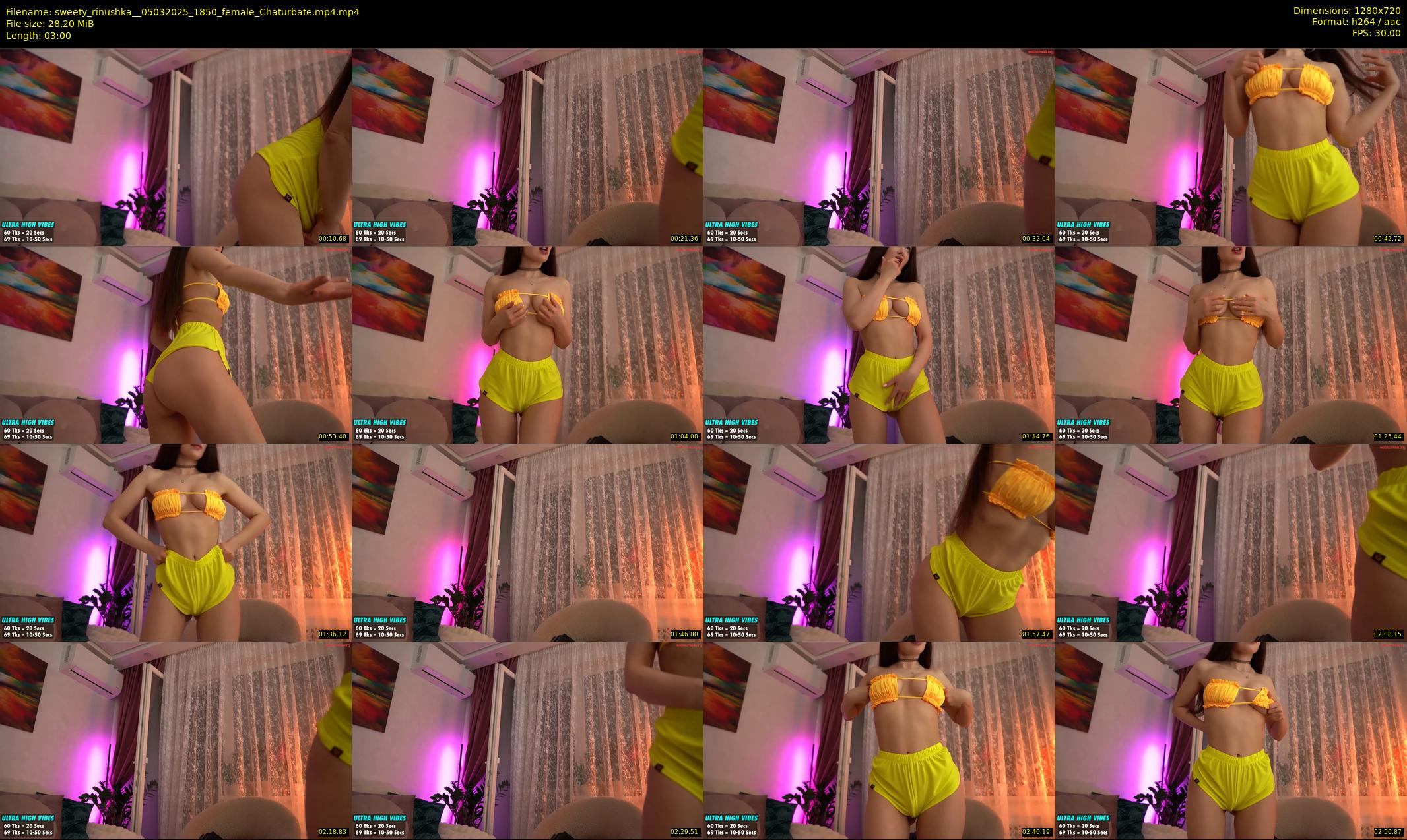 sweety_rinushka_ — 3 minute Chaturbate female cam show recording, 720p, Mar 5, 2025