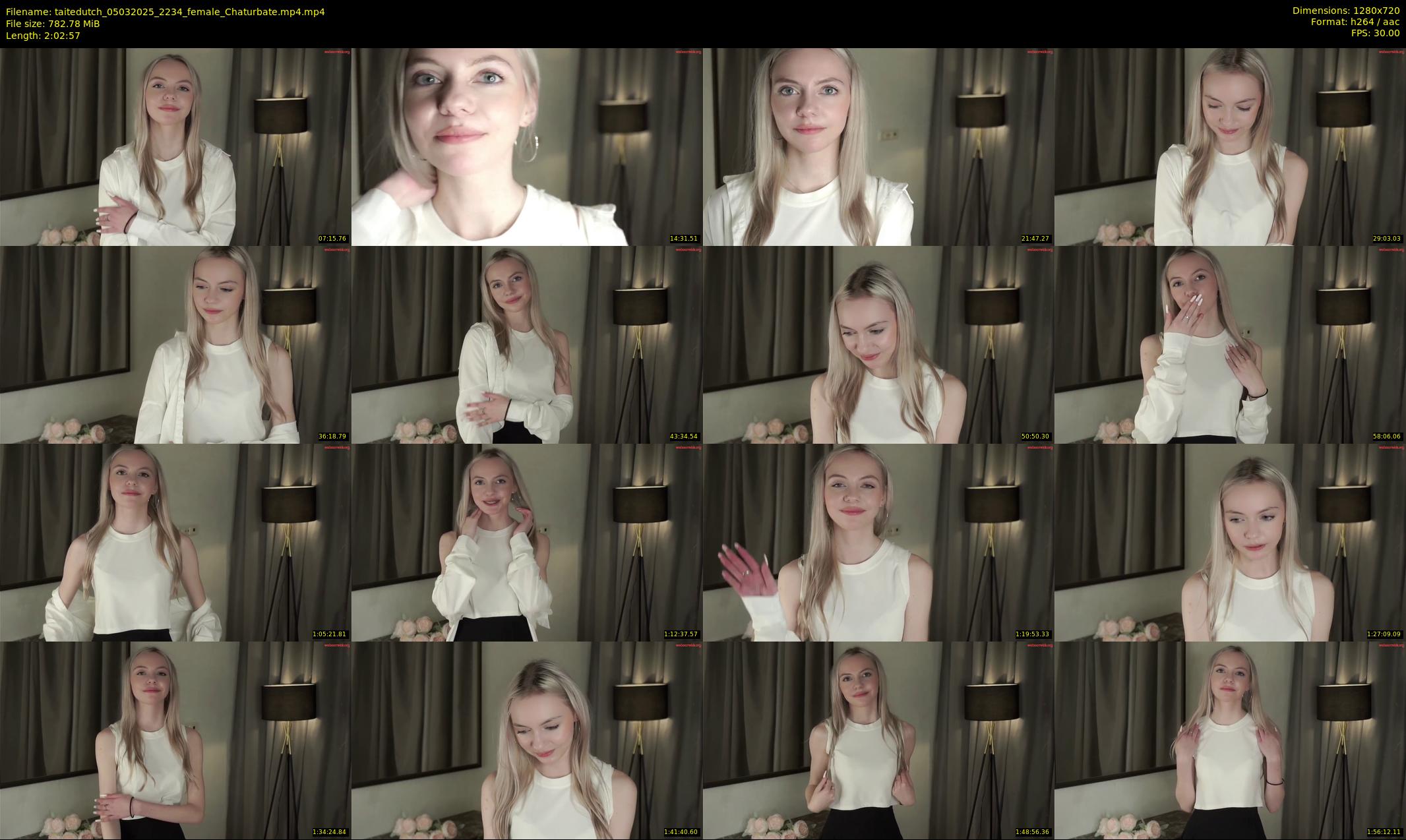 taitedutch — 123 minute Chaturbate female cam show recording, 720p, Mar 5, 2025