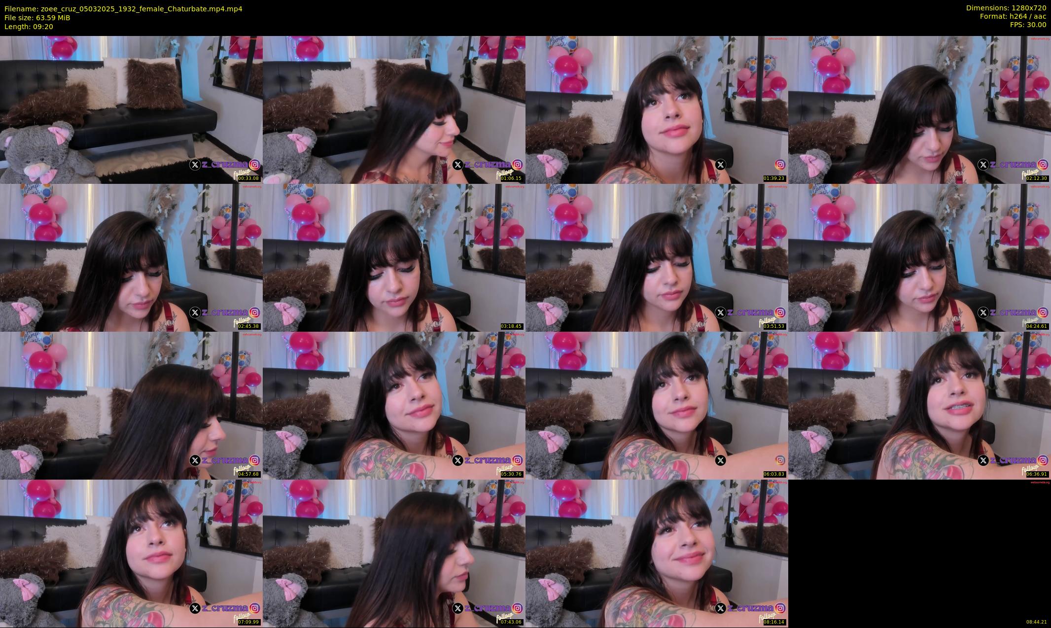 zoee_cruz — 10 minute Chaturbate female cam show recording, 720p, Mar 5, 2025
