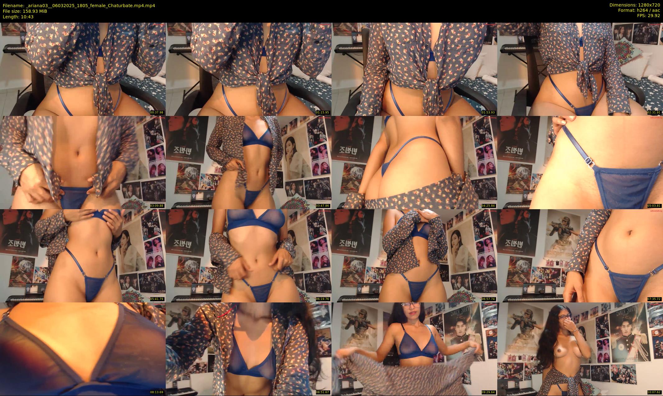 _ariana03_ — 11 minute Chaturbate female cam show recording, 720p, Mar 6, 2025
