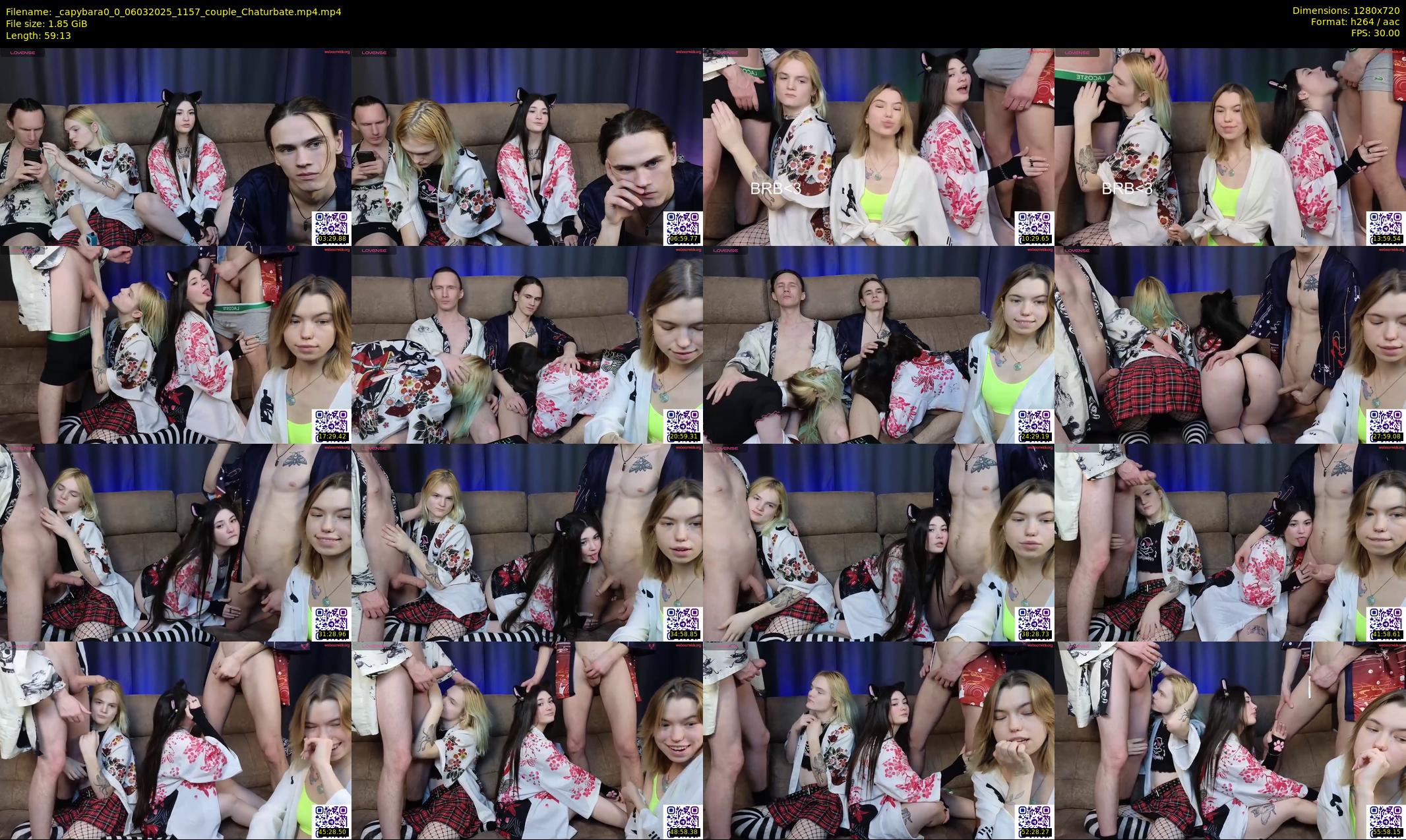 _capybara0_0 — 60 minute Chaturbate couple cam show recording, 720p, Mar 6, 2025
