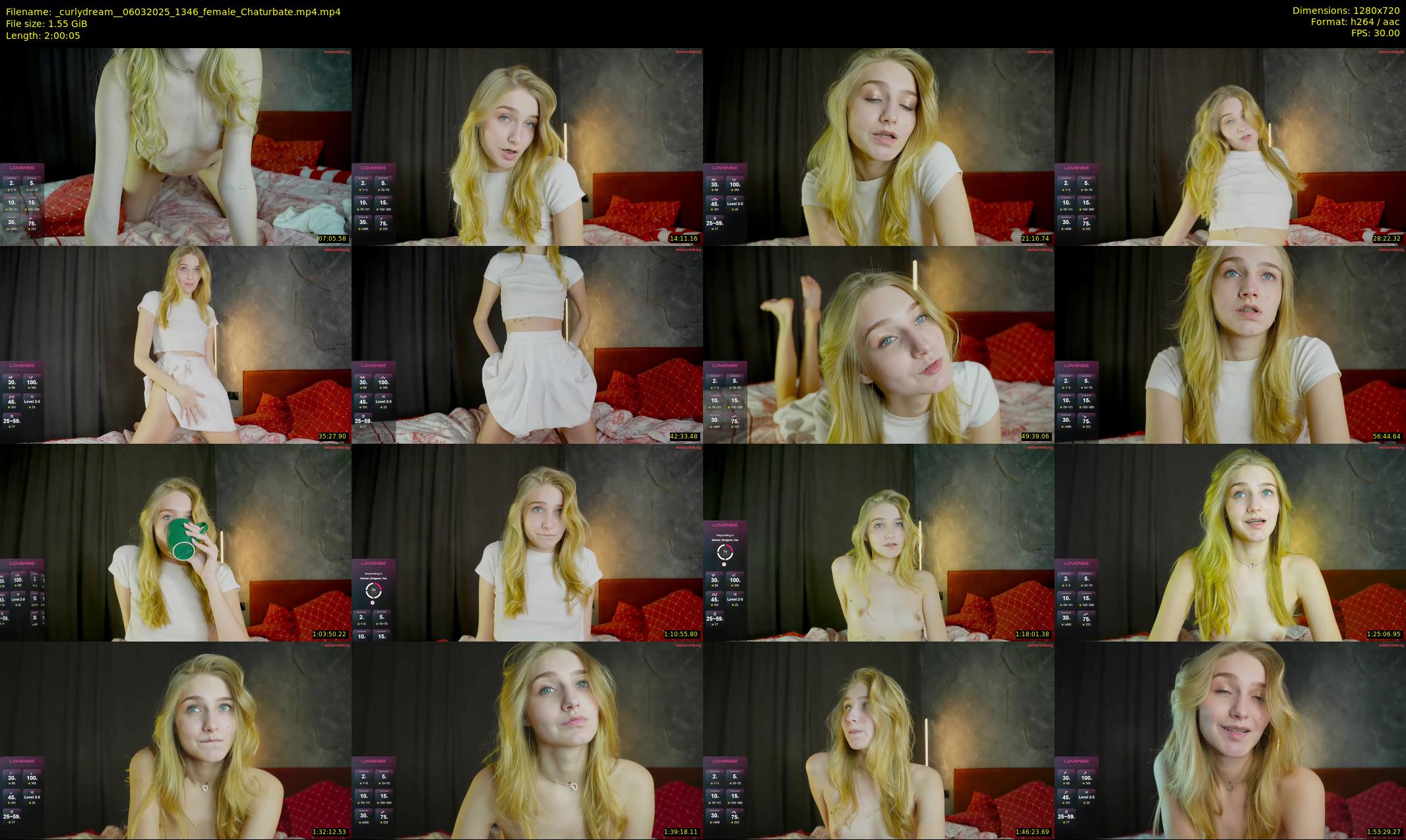 _curlydream_ — 121 minute Chaturbate female cam show recording, 720p, Mar 6, 2025