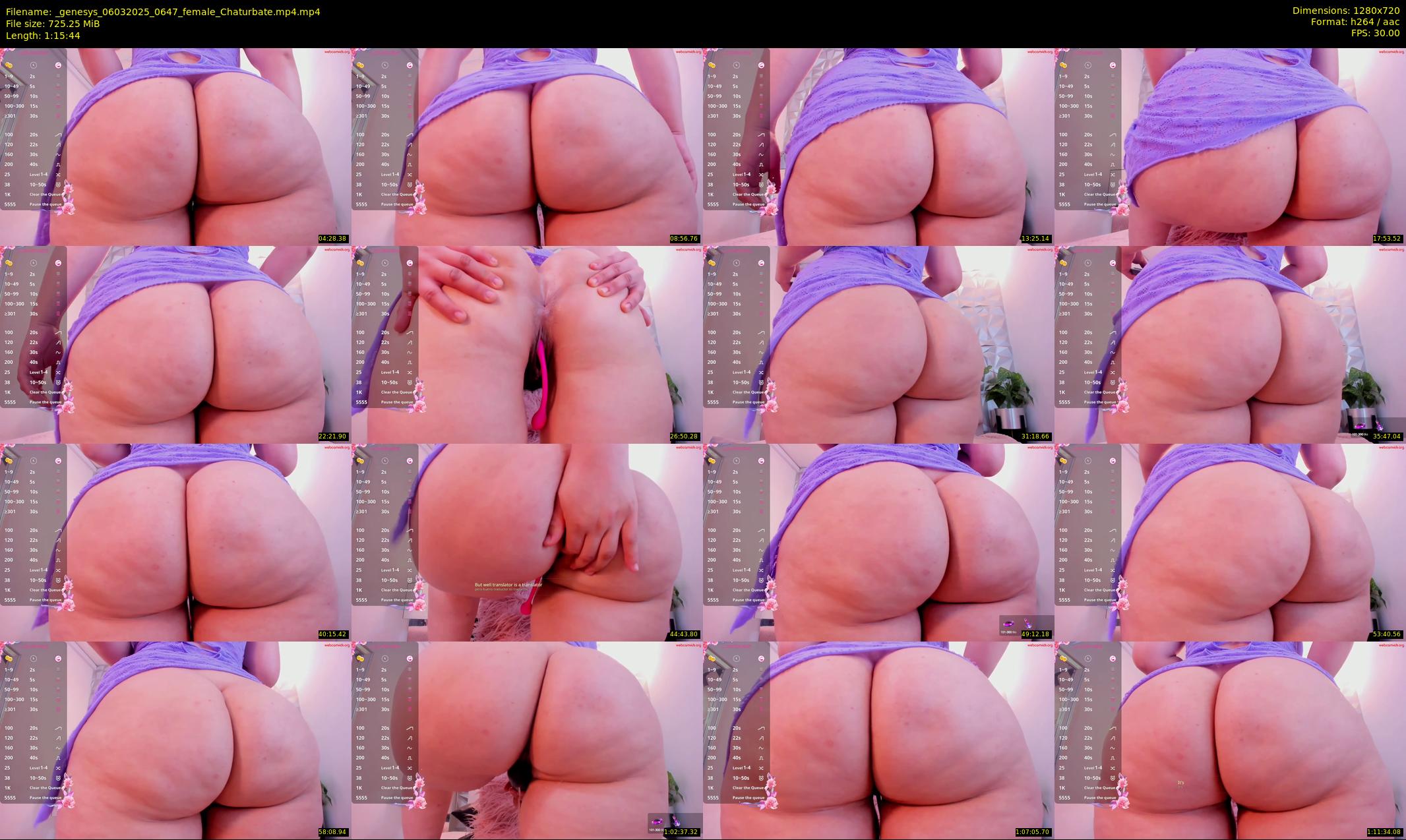 _genesys — 76 minute Chaturbate female cam show recording, 720p, Mar 6, 2025