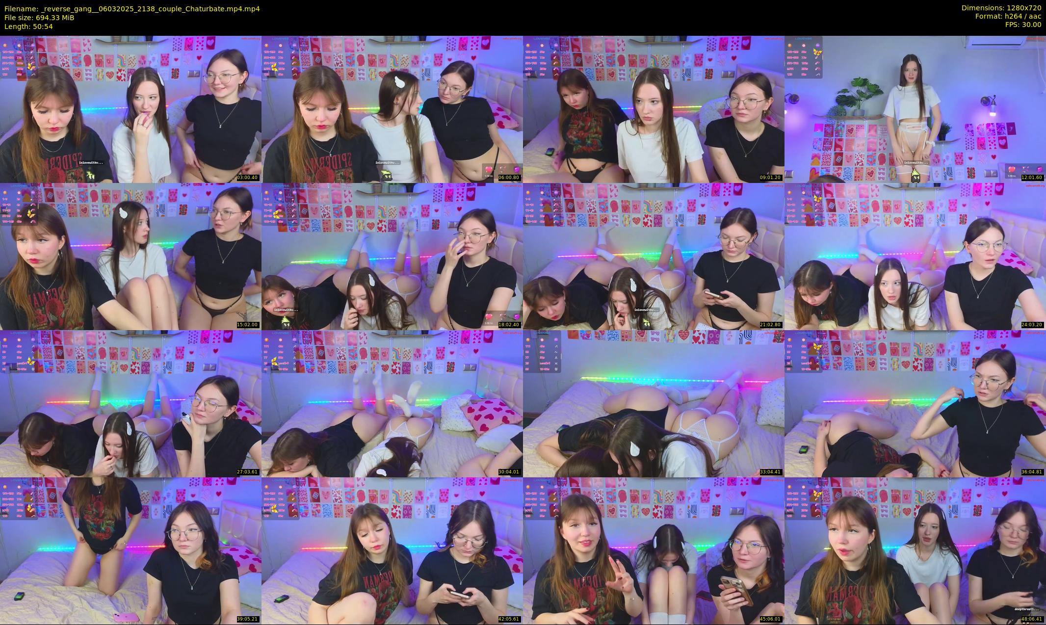 _reverse_gang_ — 51 minute Chaturbate couple cam show recording, 720p, Mar 6, 2025