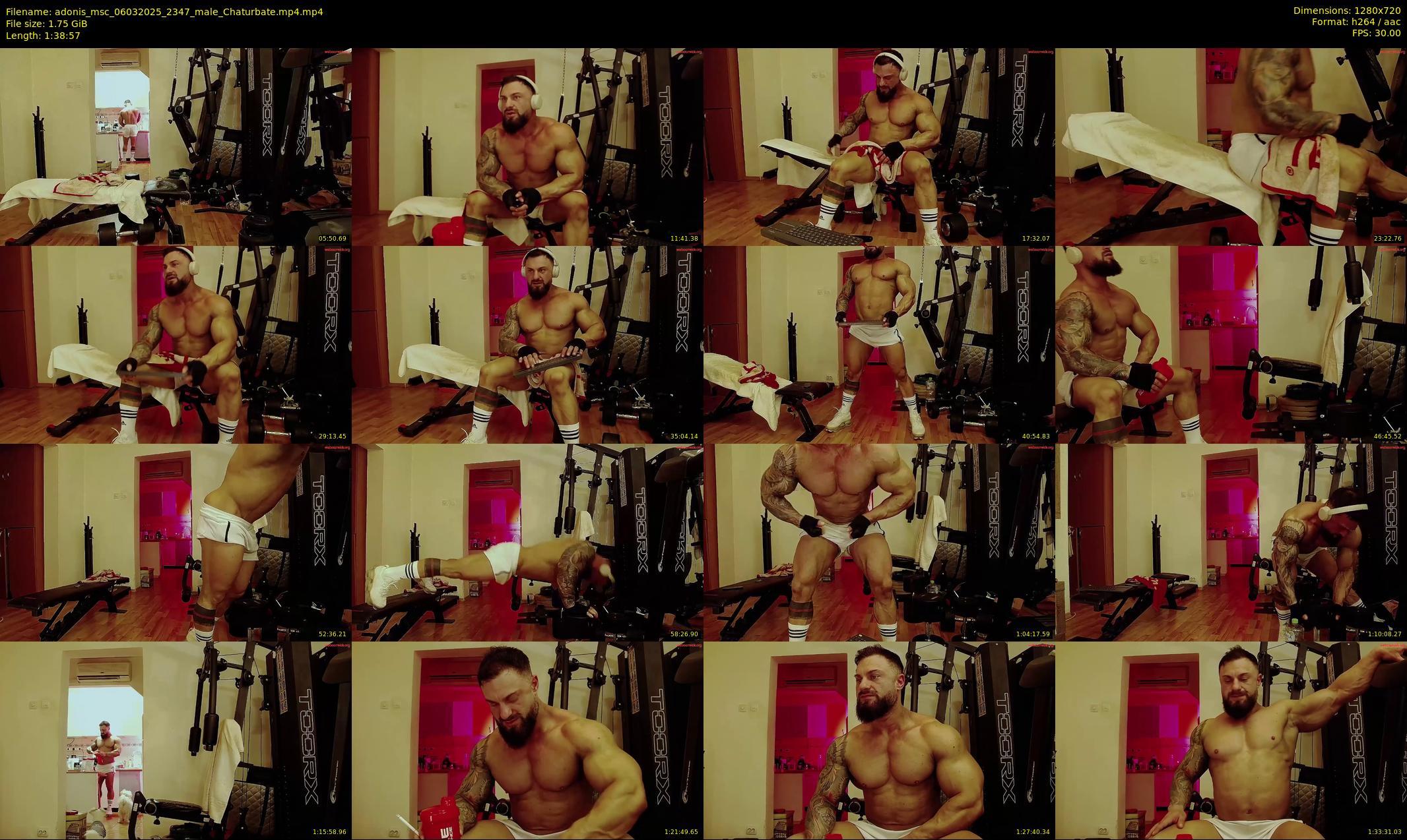 adonis_msc — 99 minute Chaturbate male cam show recording, 720p, Mar 6, 2025