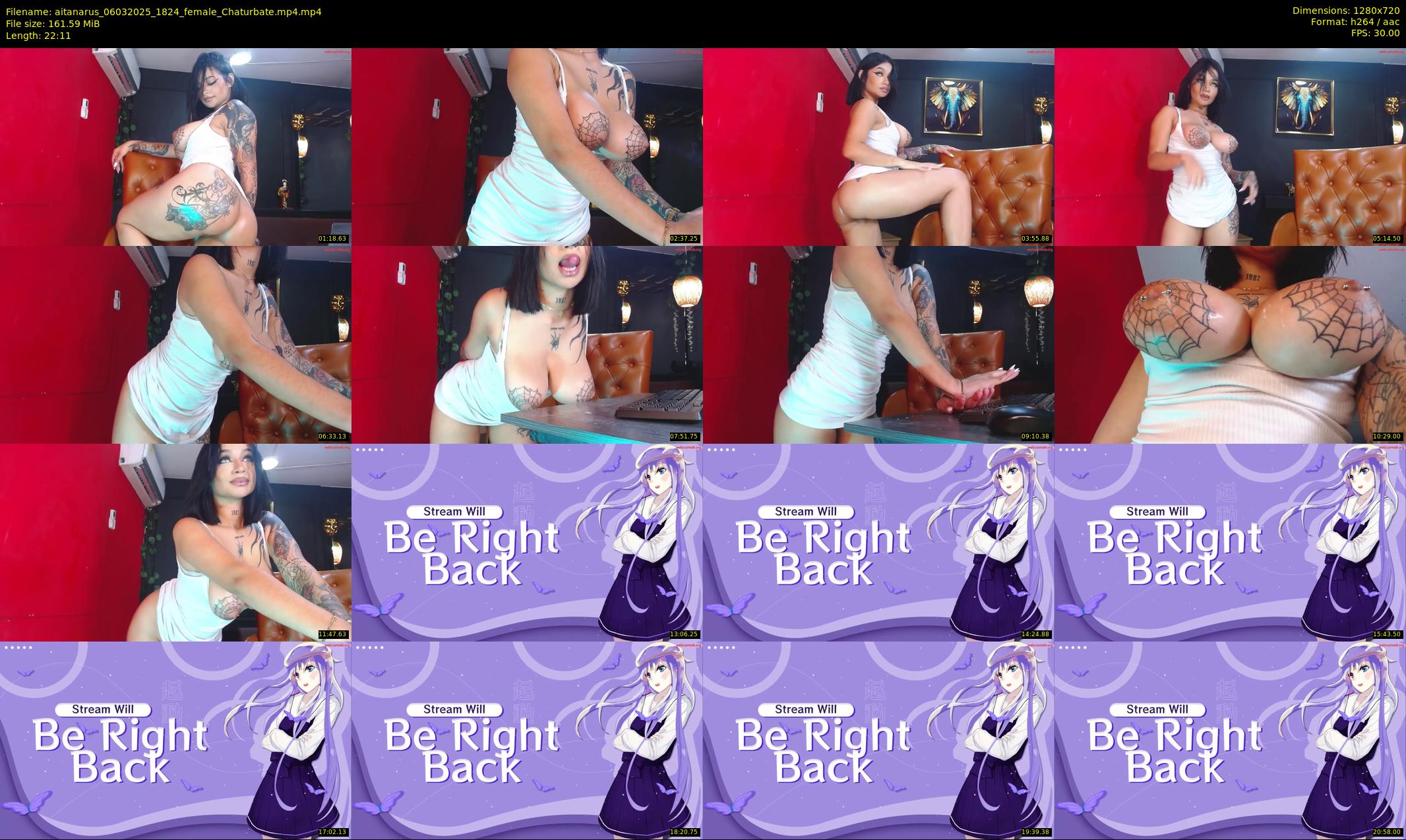 aitanarus — 23 minute Chaturbate female cam show recording, 720p, Mar 6, 2025