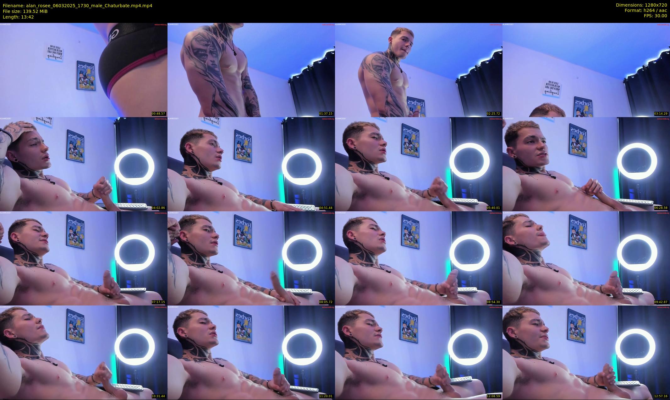alan_rosee — 14 minute Chaturbate male cam show recording, 720p, Mar 6, 2025
