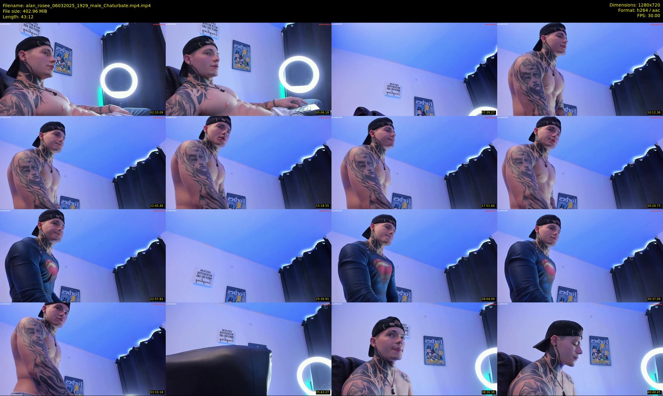 alan_rosee — 44 minute Chaturbate male cam show recording, 720p, Mar 6, 2025