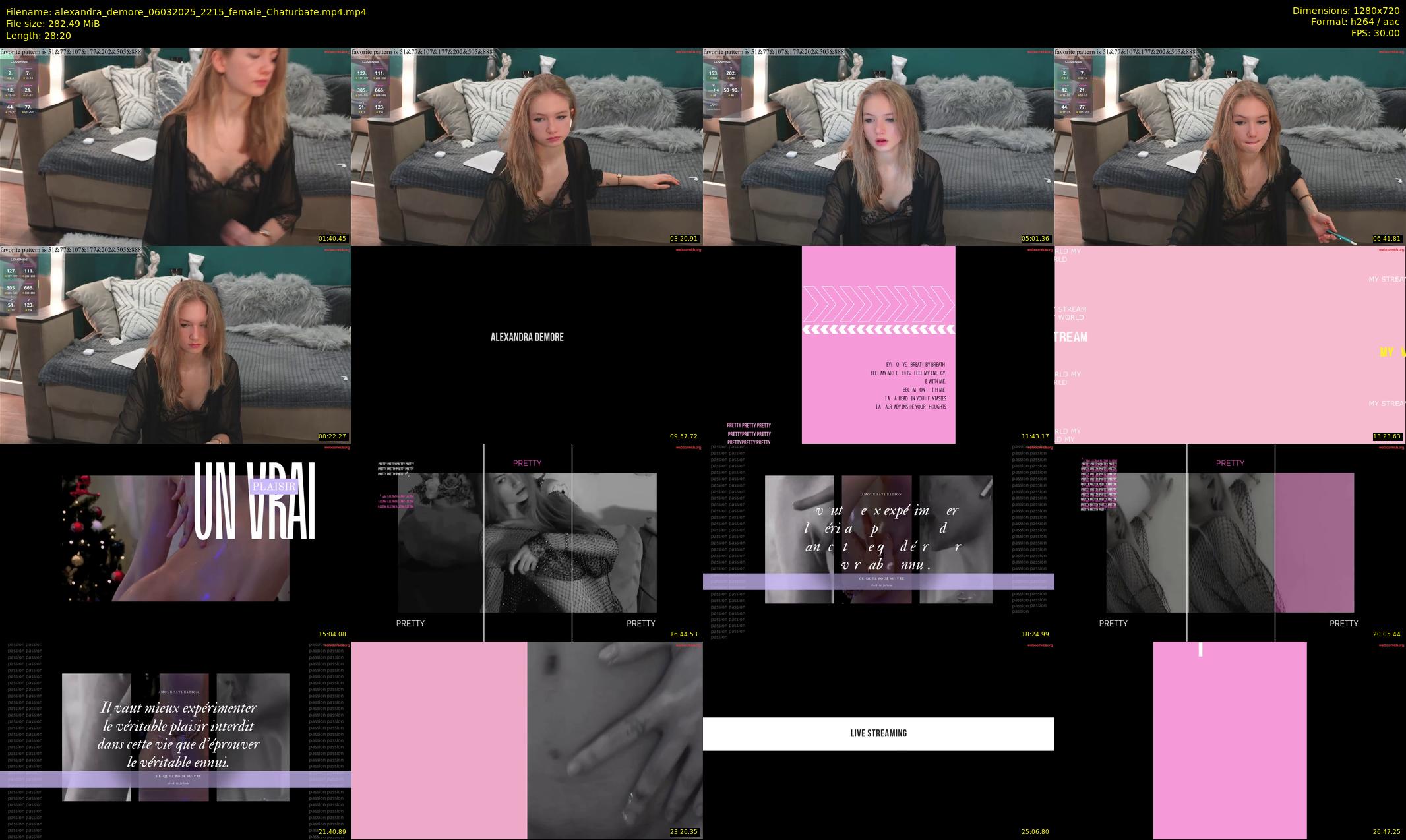 alexandra_demore — 29 minute Chaturbate female cam show recording, 720p, Mar 6, 2025