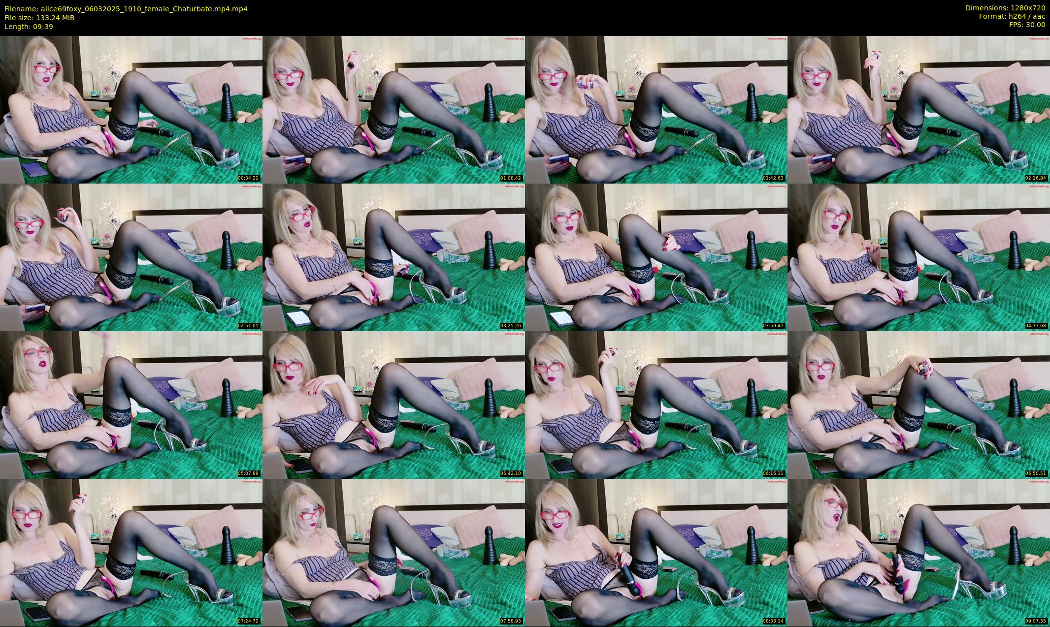 alice69foxy — 10 minute Chaturbate female cam show recording, 720p, Mar 6, 2025
