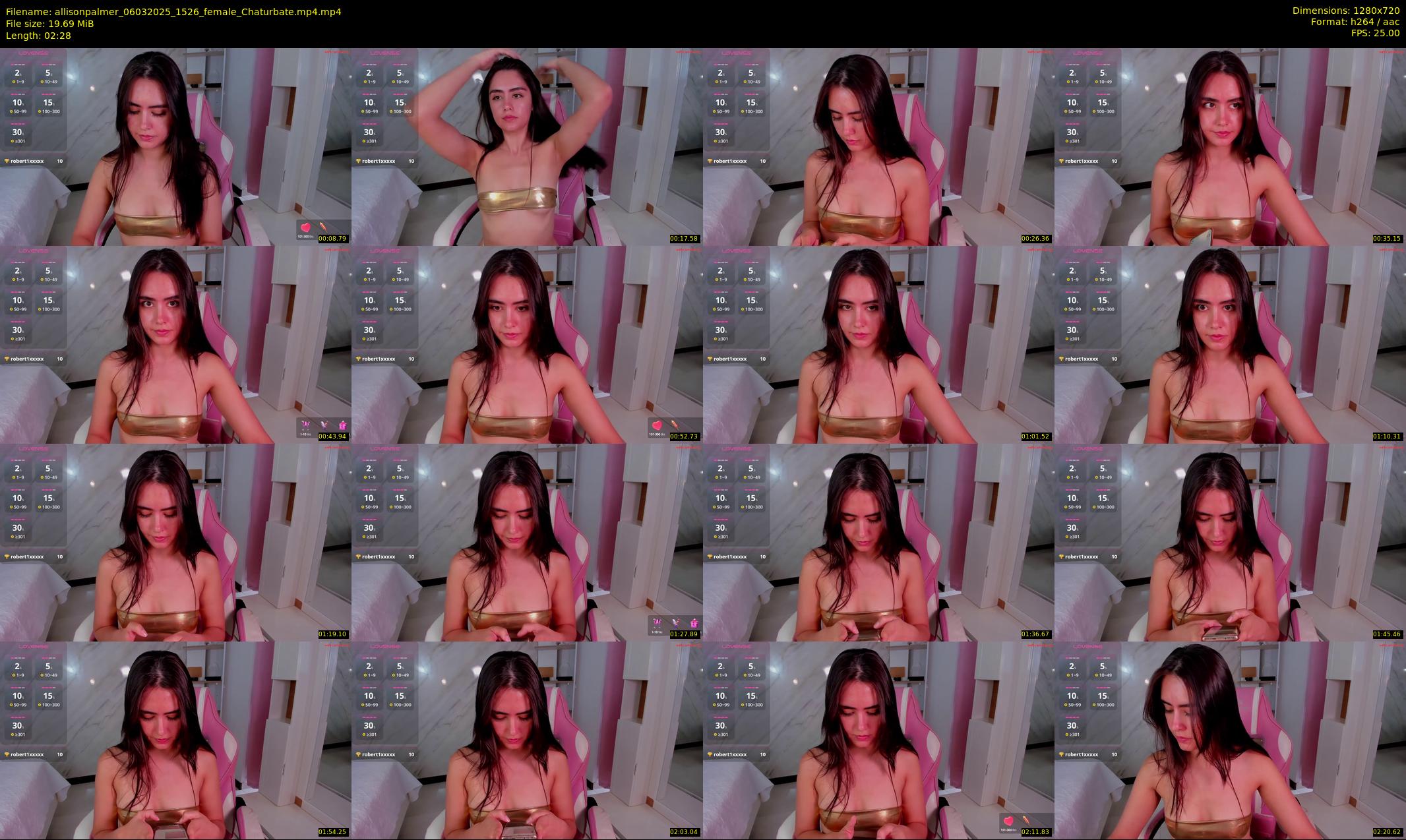 allisonpalmer — 3 minute Chaturbate female cam show recording, 720p, Mar 6, 2025