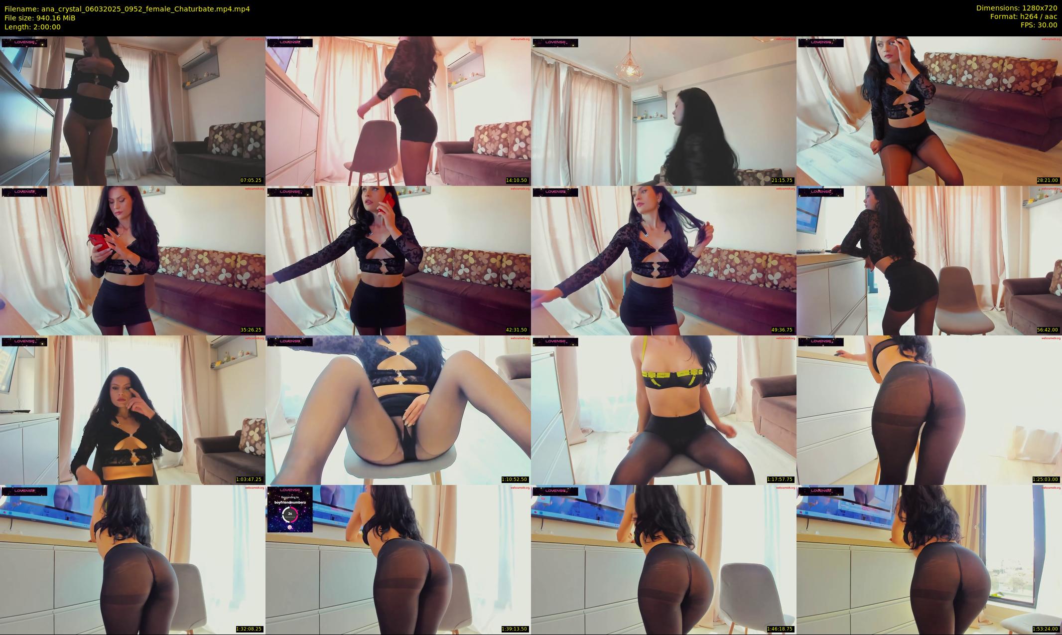 ana_crystal — 120 minute Chaturbate female cam show recording, 720p, Mar 6, 2025