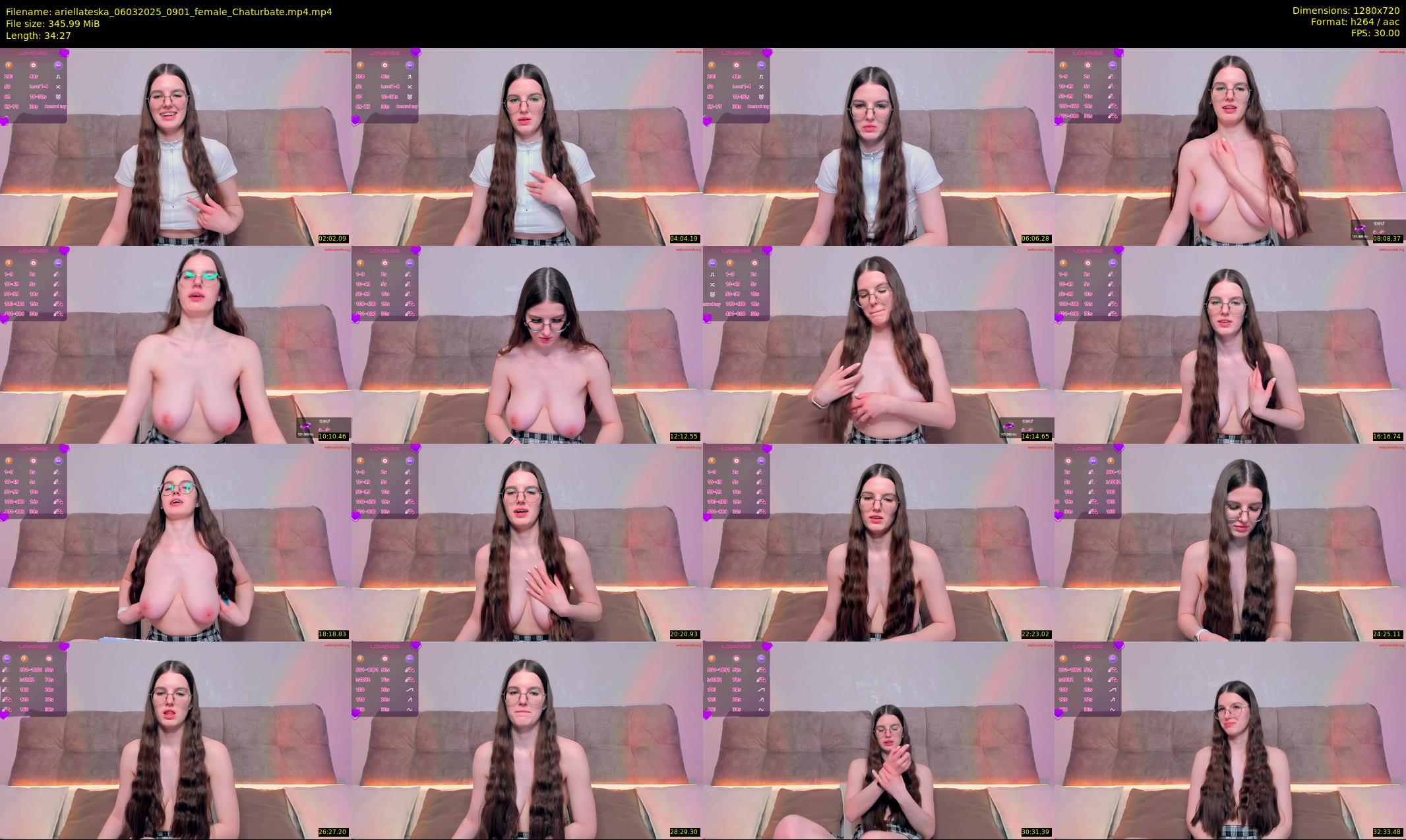 ariellateska — 35 minute Chaturbate female cam show recording, 720p, Mar 6, 2025