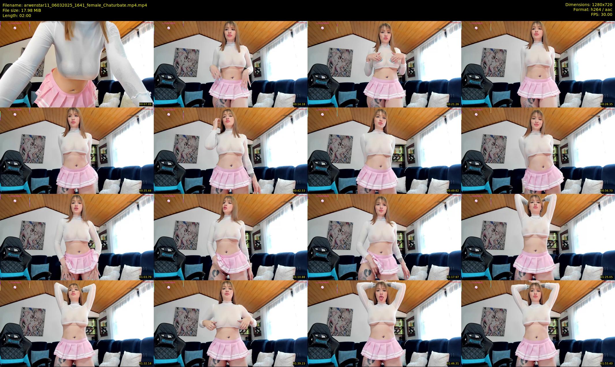 arwenstar11 — 2 minute Chaturbate female cam show recording, 720p, Mar 6, 2025