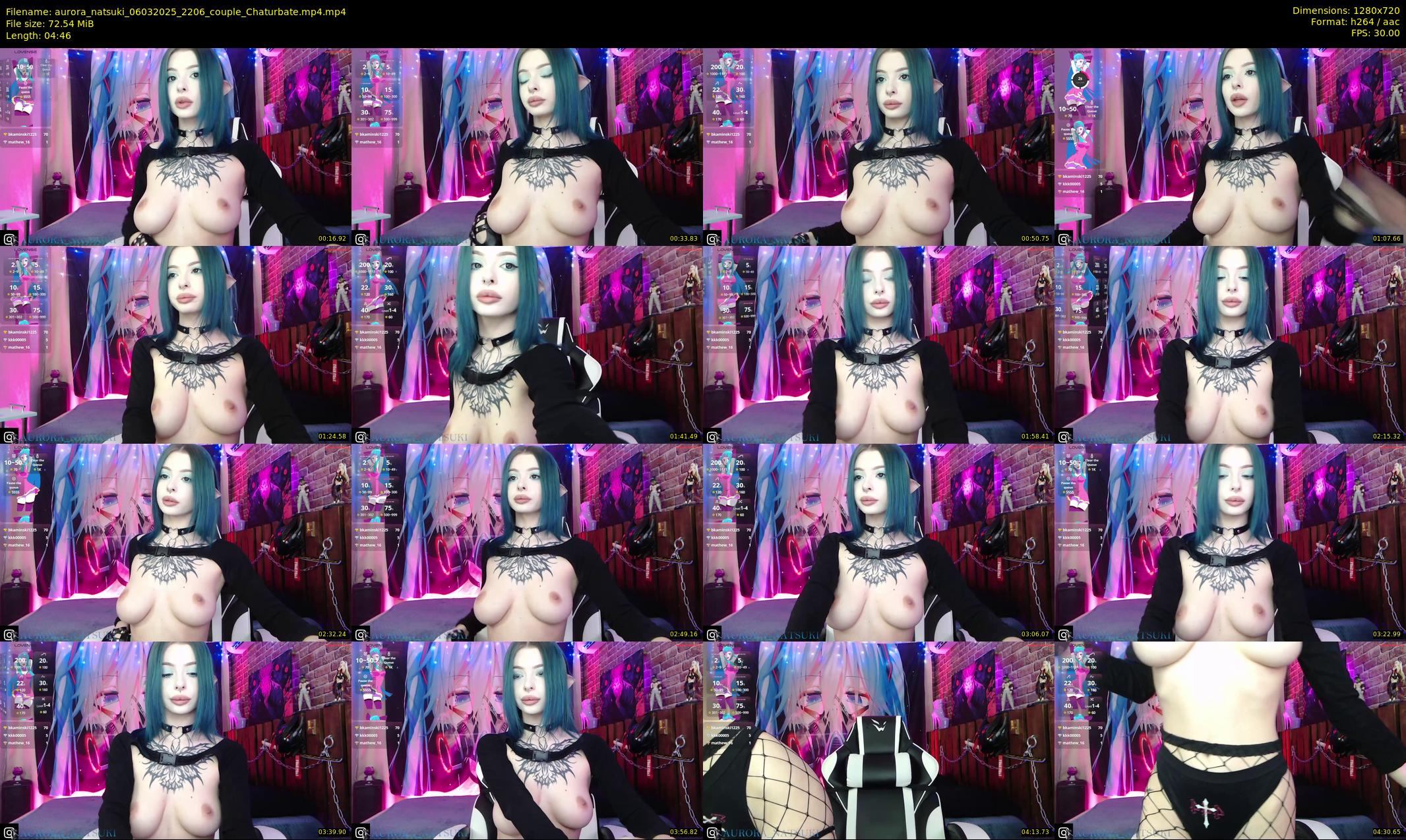 aurora_natsuki — 5 minute Chaturbate couple cam show recording, 720p, Mar 6, 2025