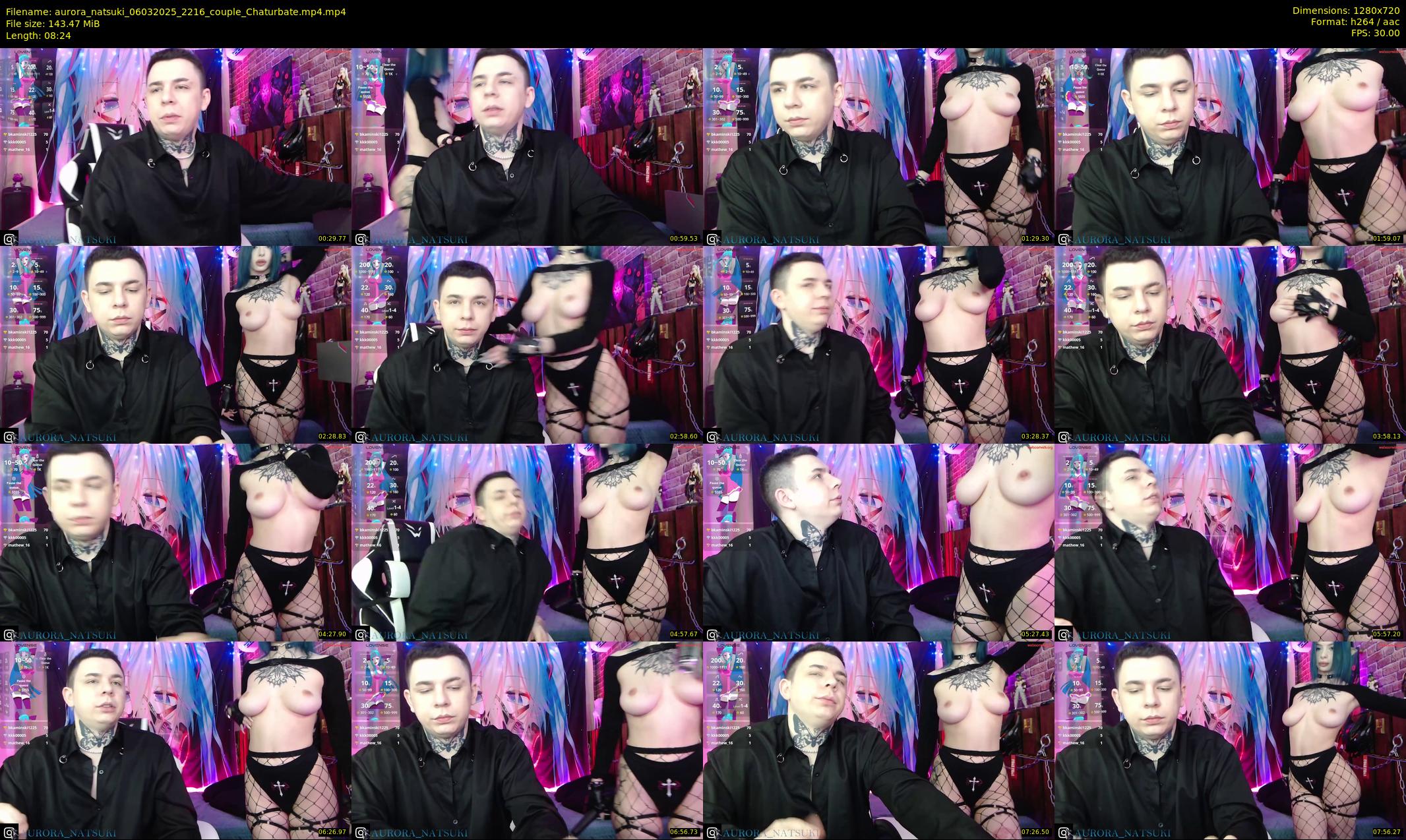 aurora_natsuki — 9 minute Chaturbate couple cam show recording, 720p, Mar 6, 2025