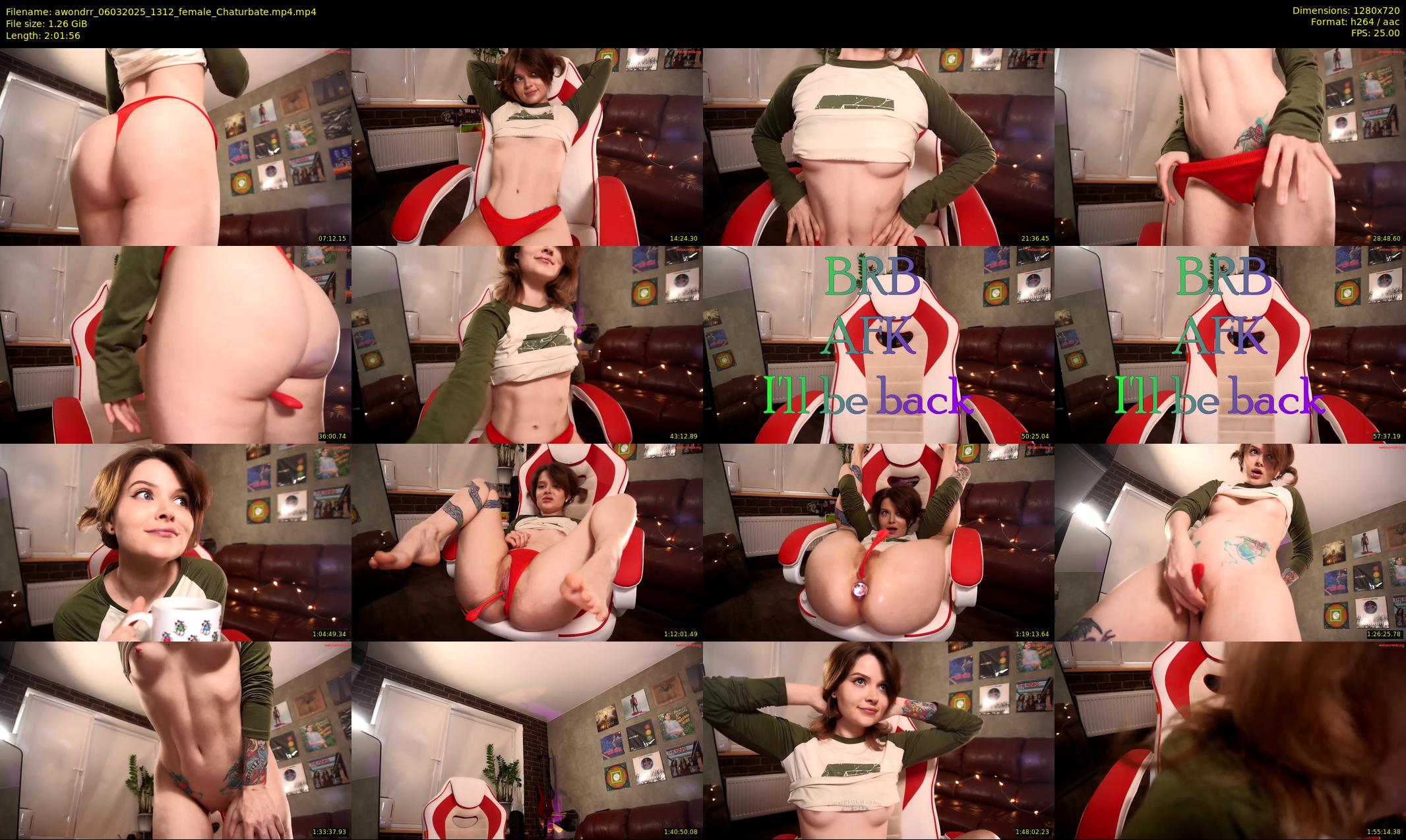 awondrr — 122 minute Chaturbate female cam show recording, 720p, Mar 6, 2025