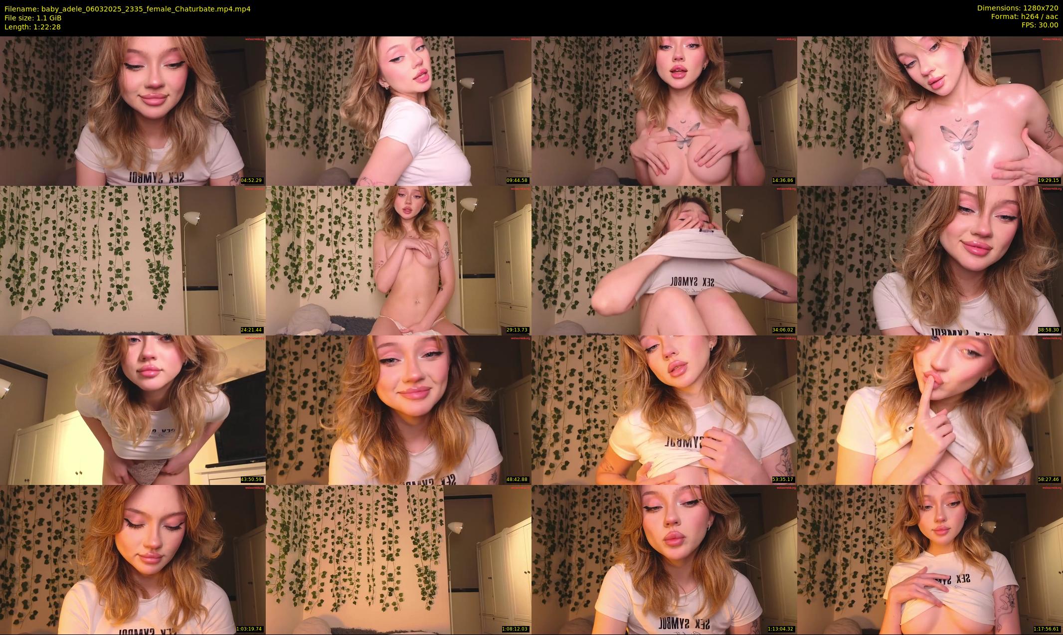 baby_adele — 83 minute Chaturbate female cam show recording, 720p, Mar 6, 2025