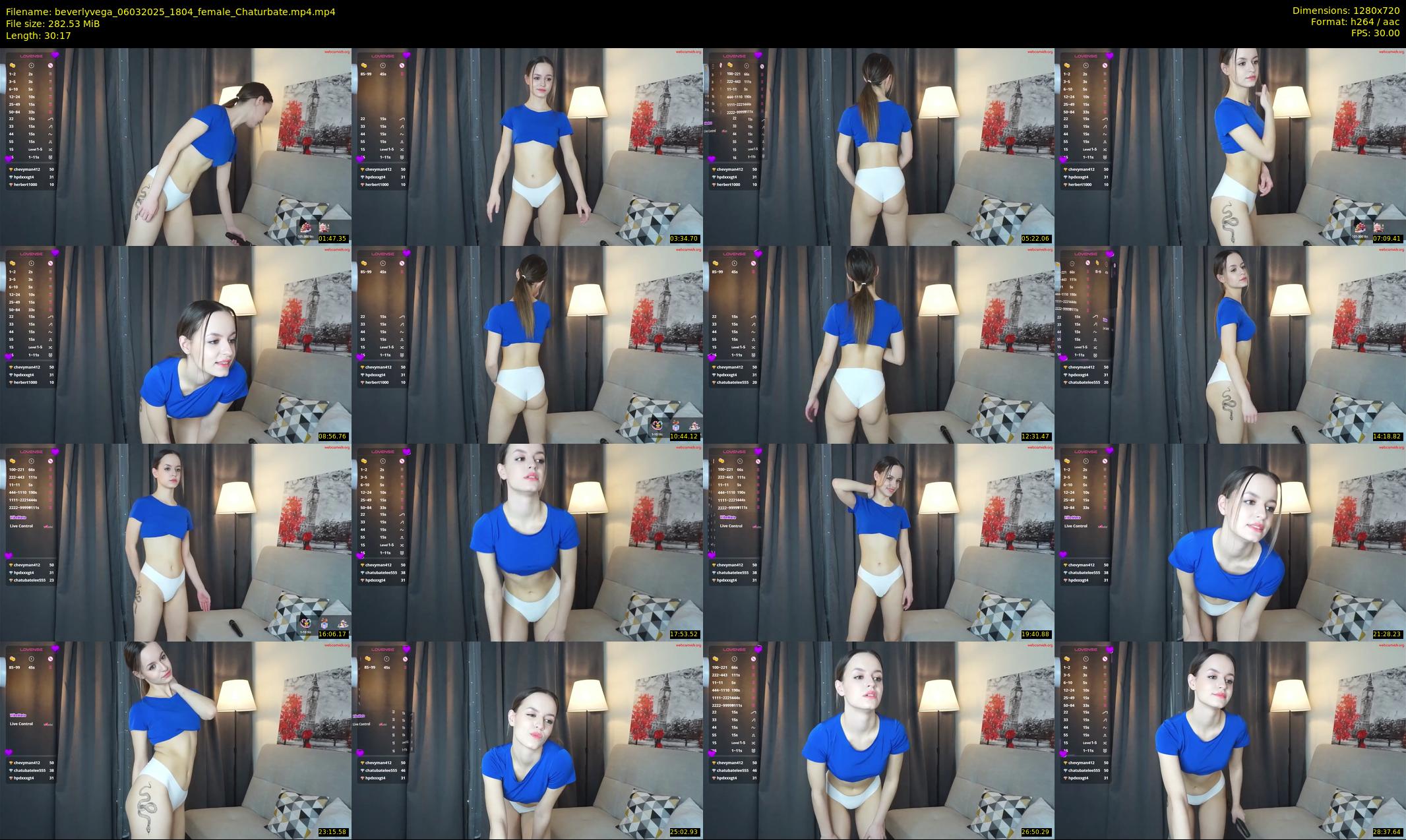 beverlyvega — 31 minute Chaturbate couple cam show recording, 720p, Mar 6, 2025