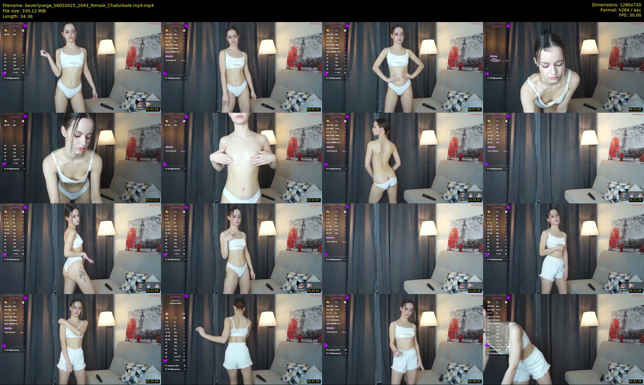 beverlyvega — 35 minute Chaturbate couple cam show recording, 720p, Mar 6, 2025