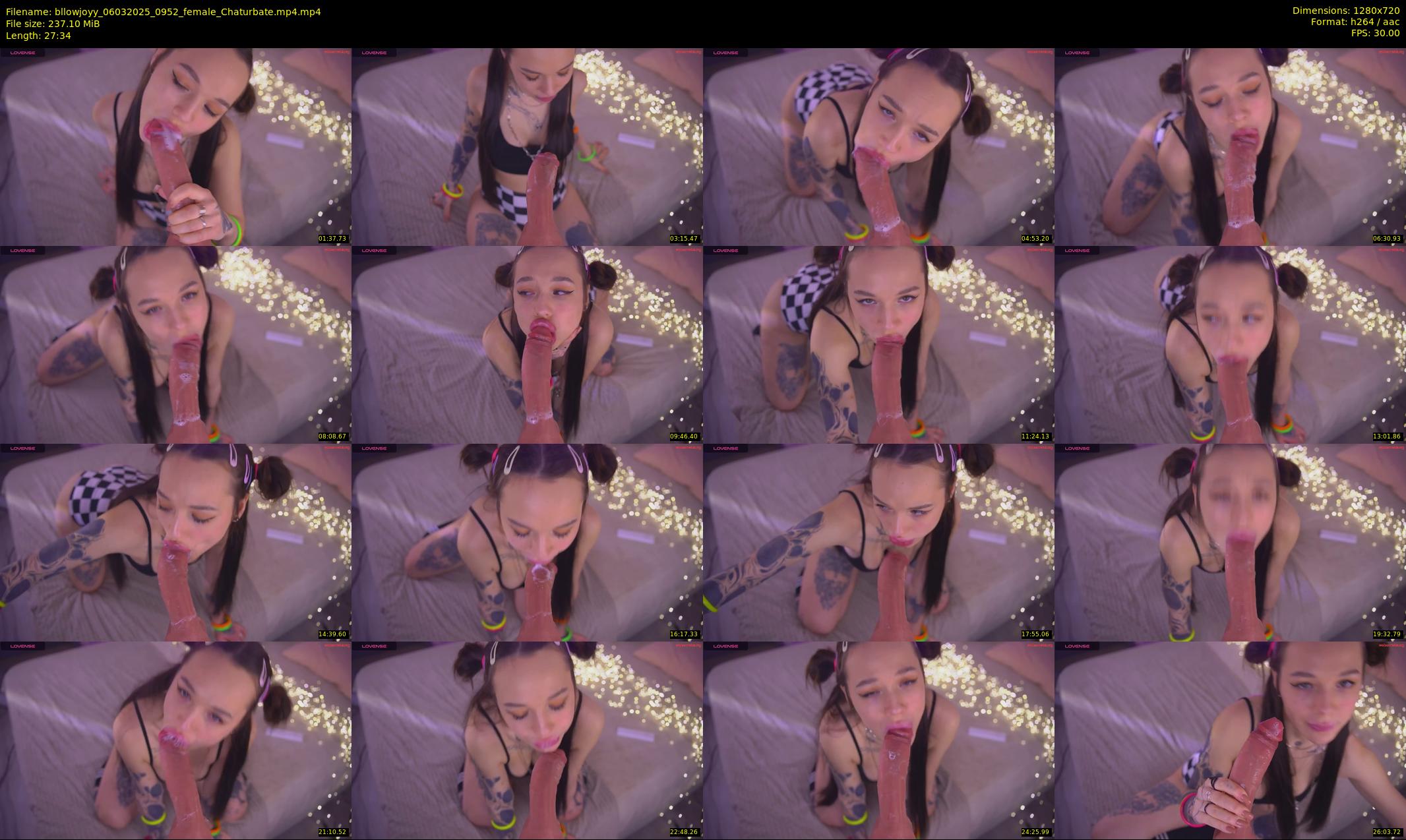 bllowjoyy — 28 minute Chaturbate female cam show recording, 720p, Mar 6, 2025