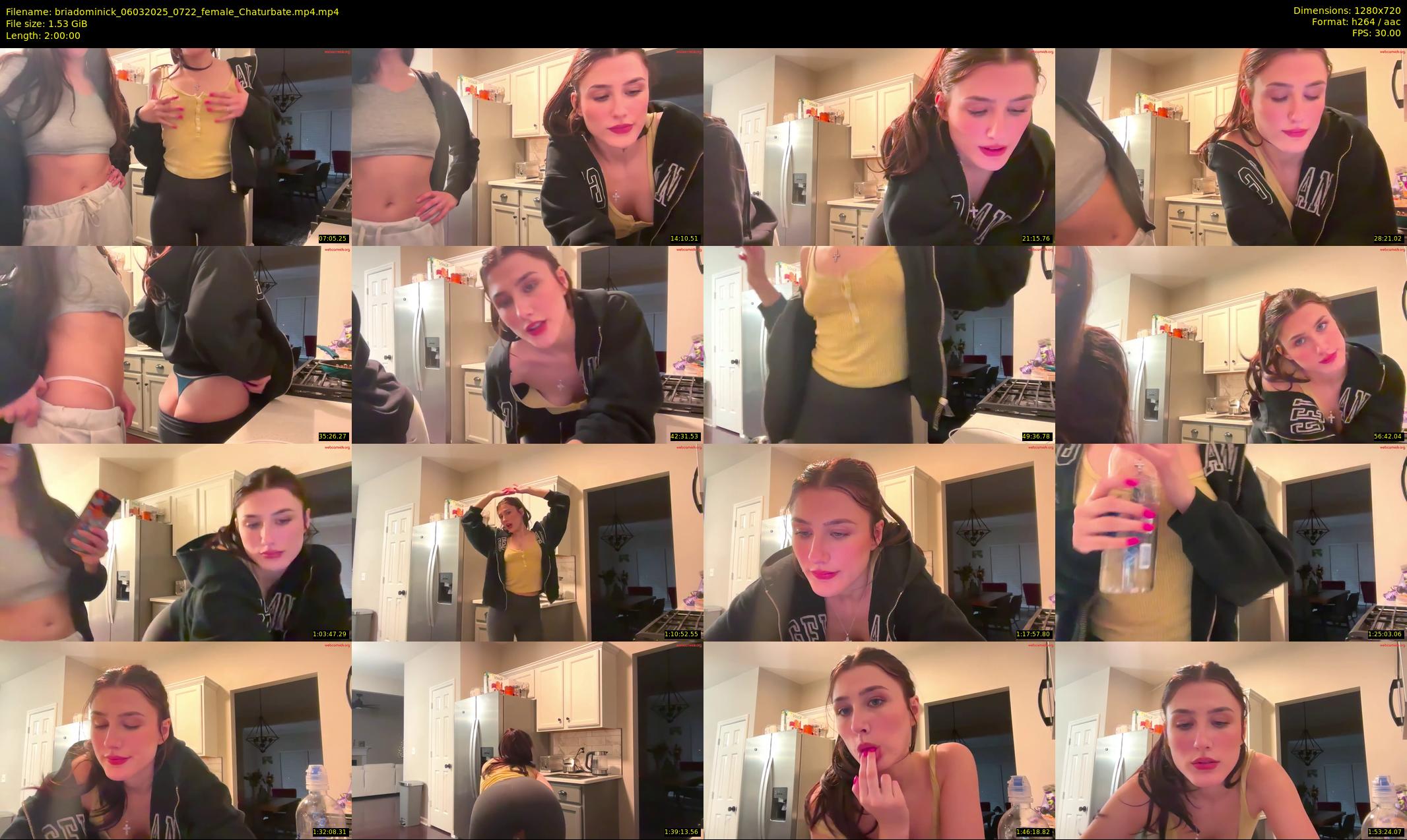 briadominick — 120 minute Chaturbate couple cam show recording, 720p, Mar 6, 2025