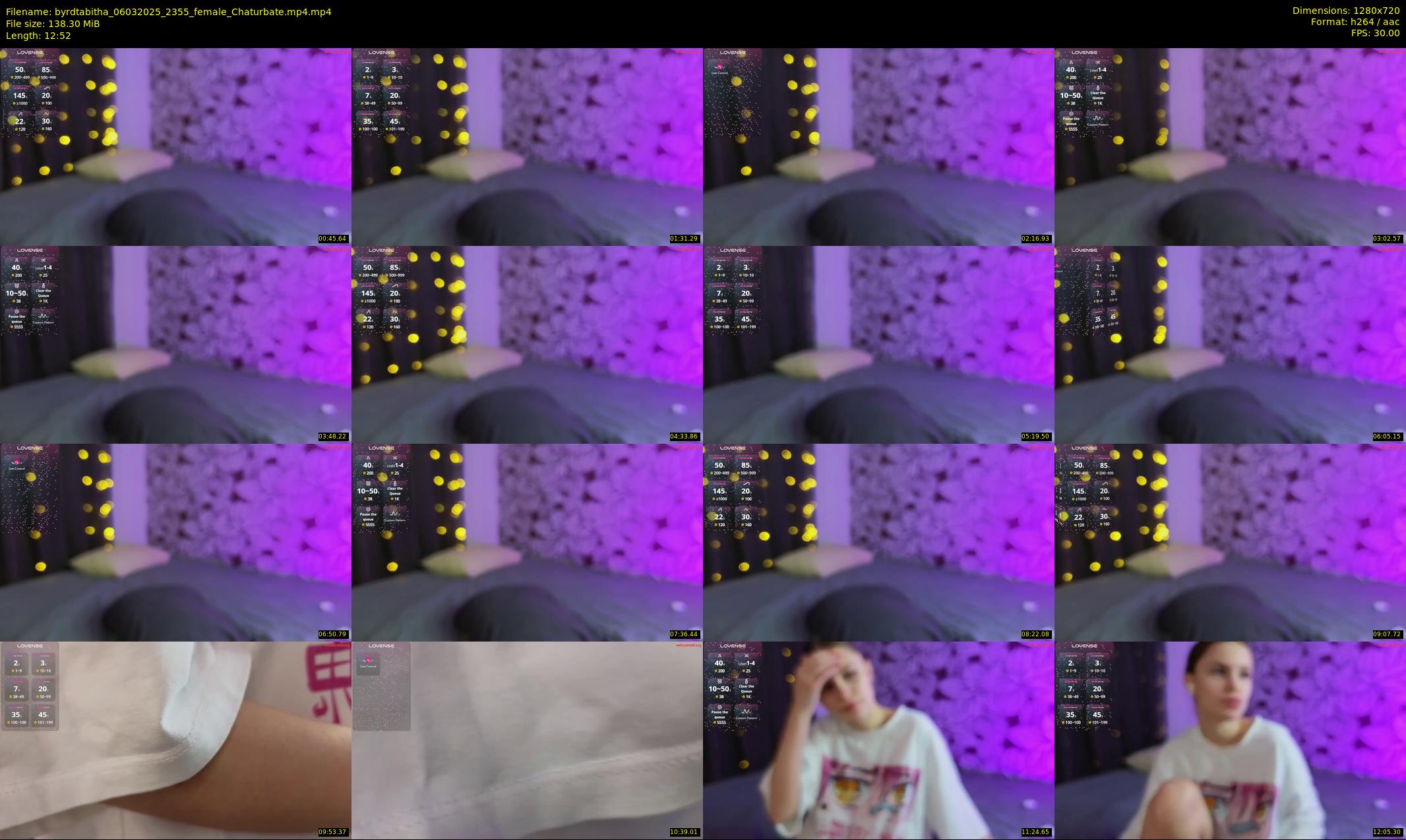 byrdtabitha — 13 minute Chaturbate female cam show recording, 720p, Mar 6, 2025