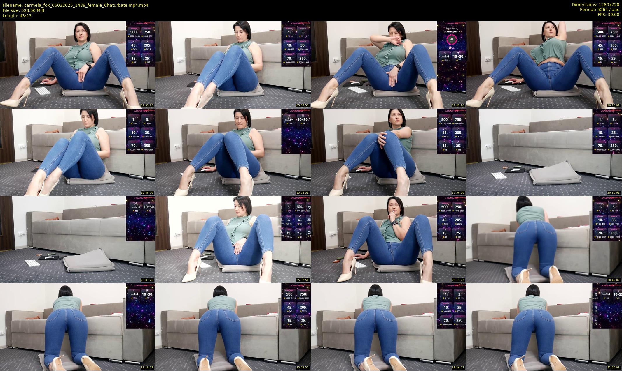 carmela_fox — 44 minute Chaturbate female cam show recording, 720p, Mar 6, 2025
