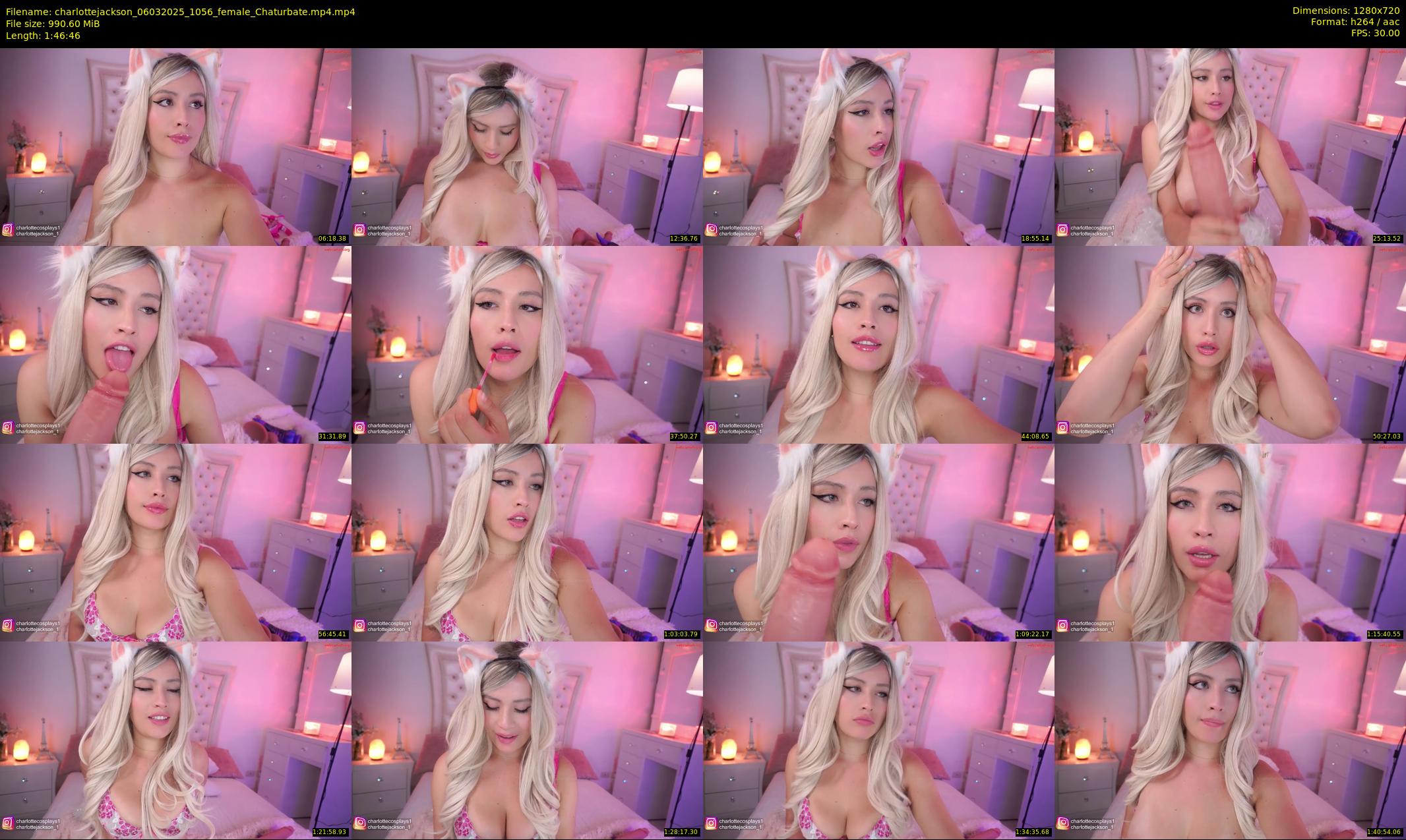 charlottejackson — 107 minute Chaturbate female cam show recording, 720p, Mar 6, 2025