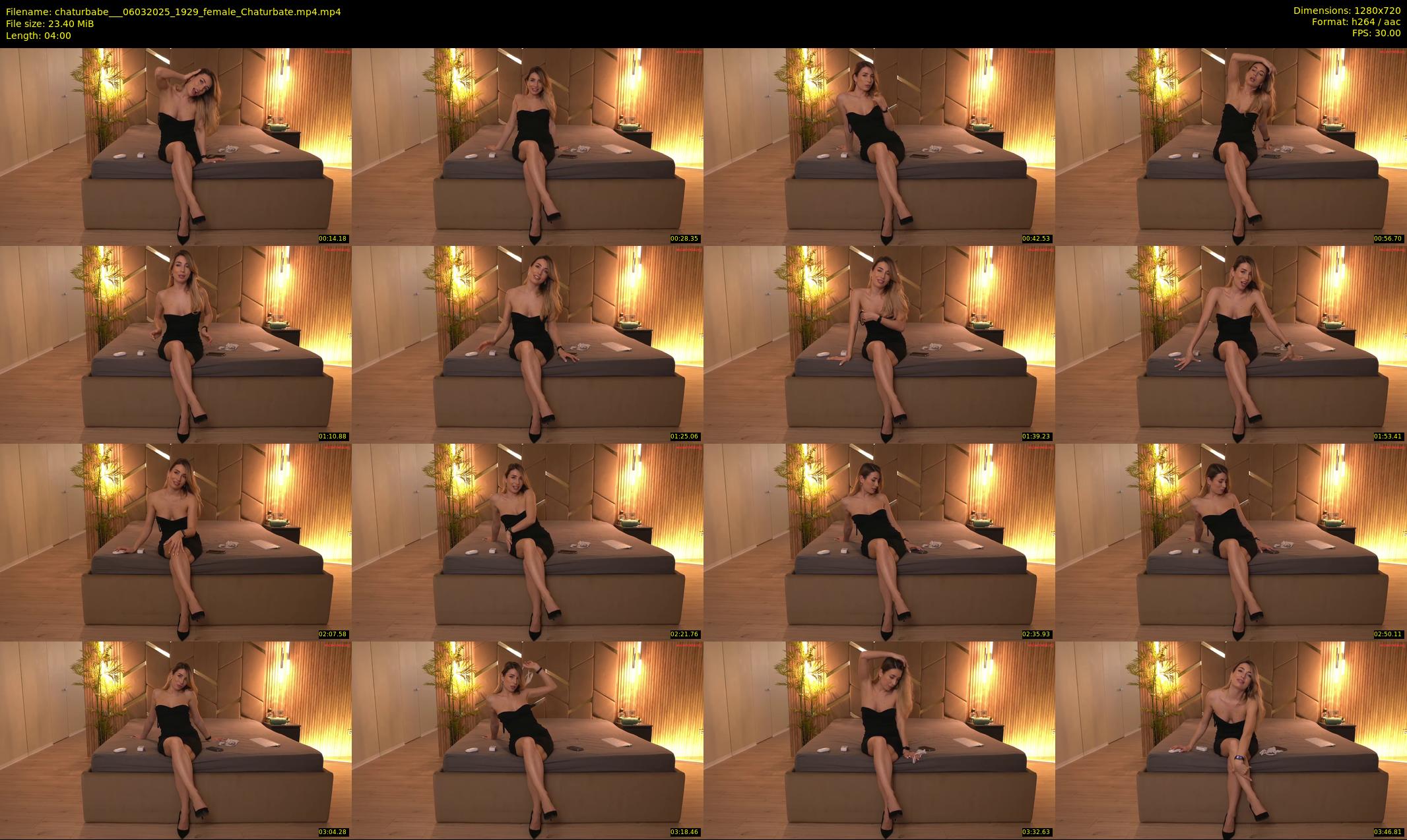 chaturbabe__ — 4 minute Chaturbate female cam show recording, 720p, Mar 6, 2025