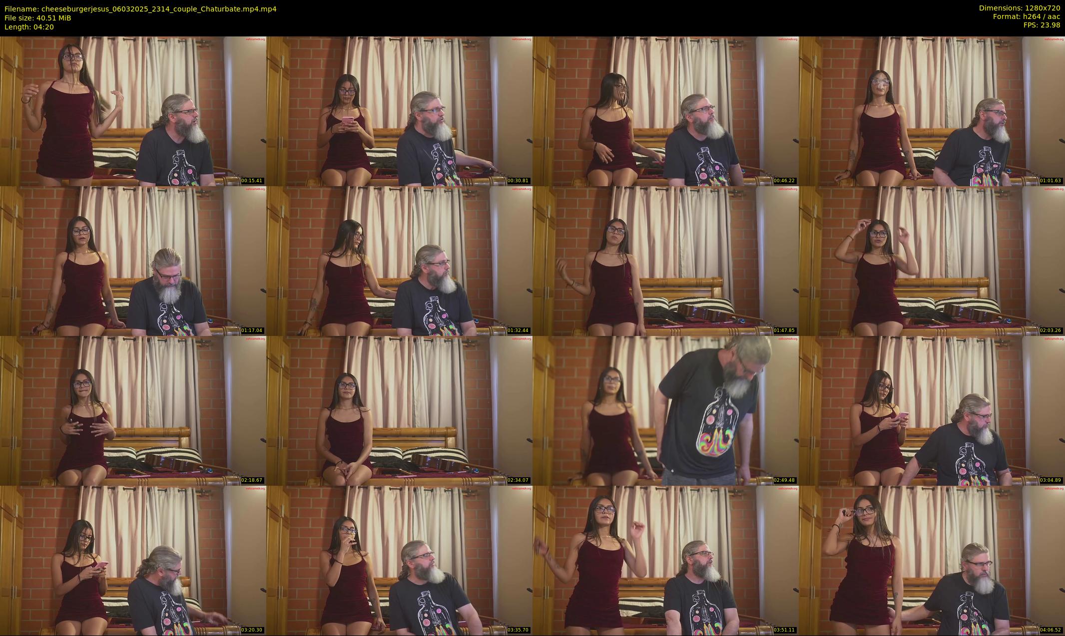 cheeseburgerjesus — 5 minute Chaturbate couple cam show recording, 720p, Mar 6, 2025