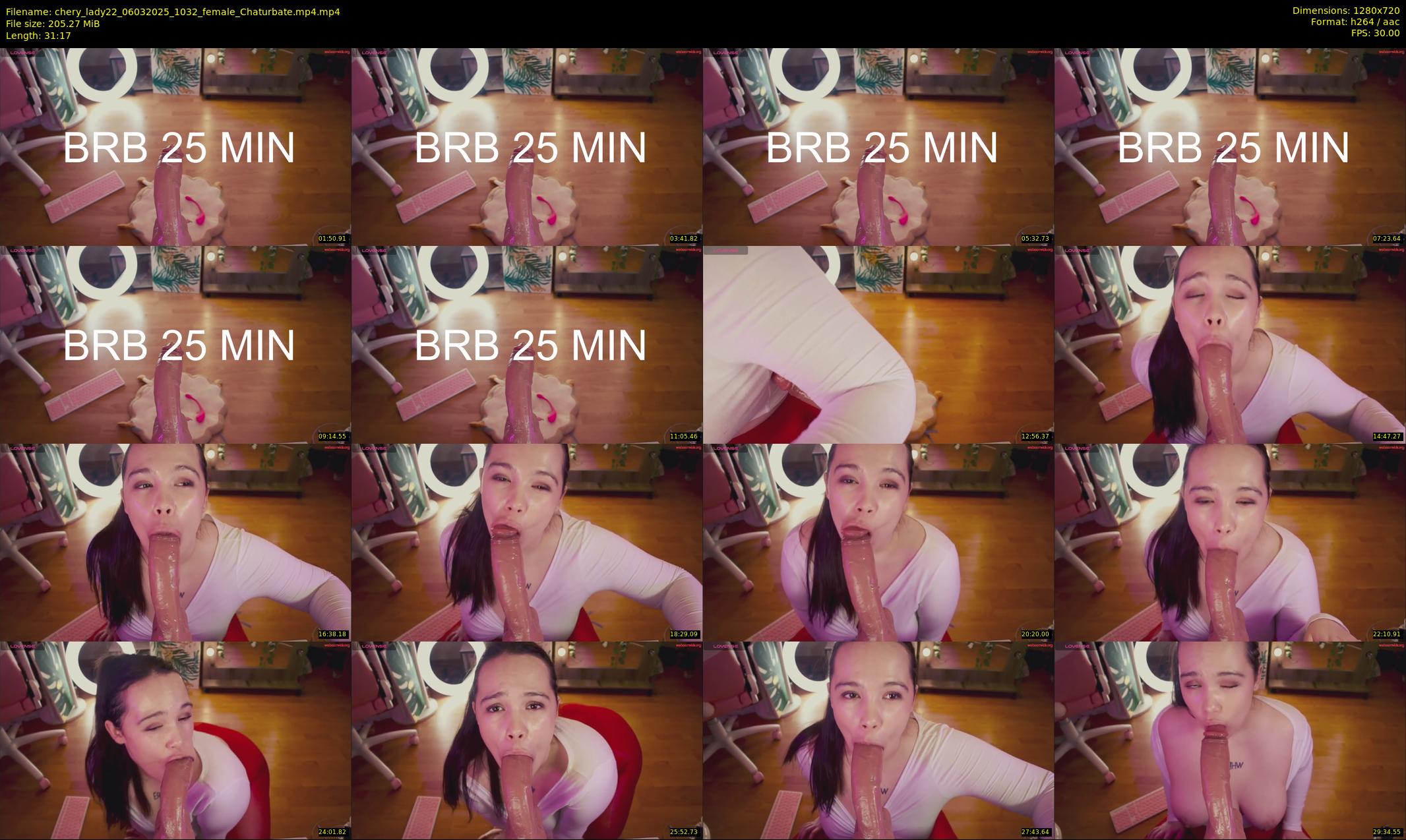 chery_lady22 — 32 minute Chaturbate female cam show recording, 720p, Mar 6, 2025