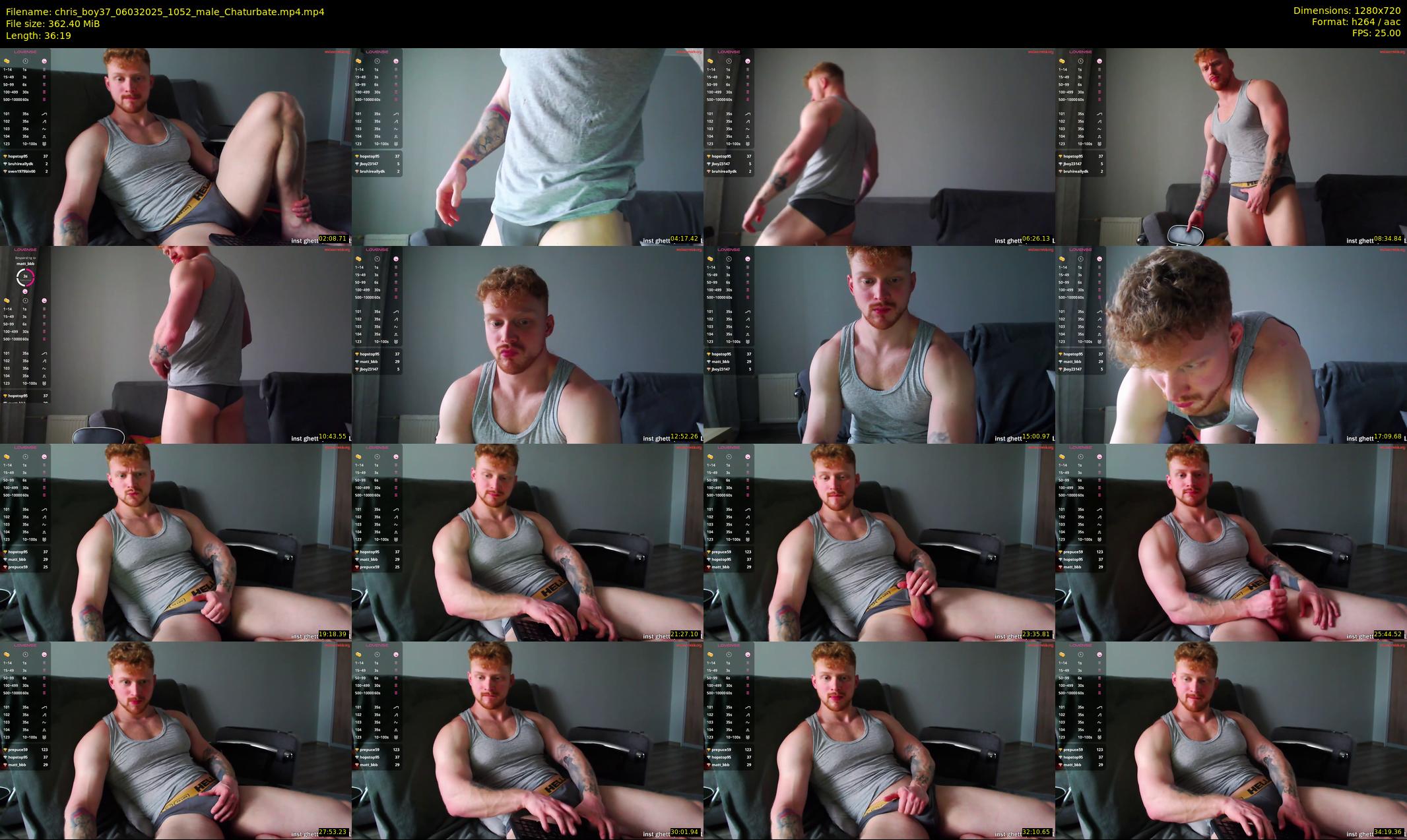 chris_boy37 — 37 minute Chaturbate male cam show recording, 720p, Mar 6, 2025