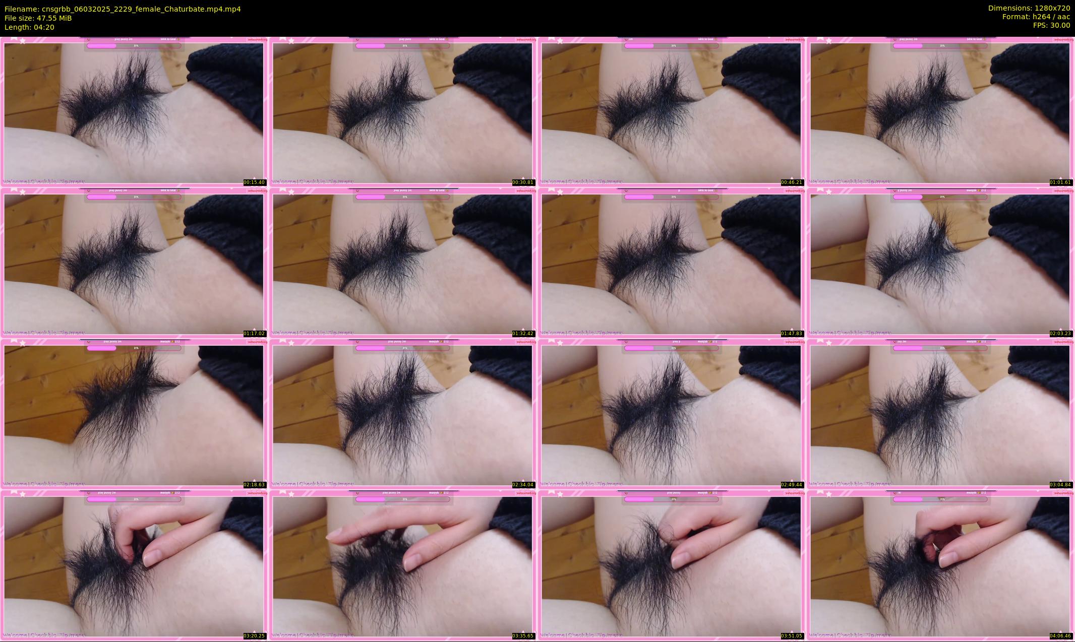 cnsgrbb — 5 minute Chaturbate female cam show recording, 720p, Mar 6, 2025