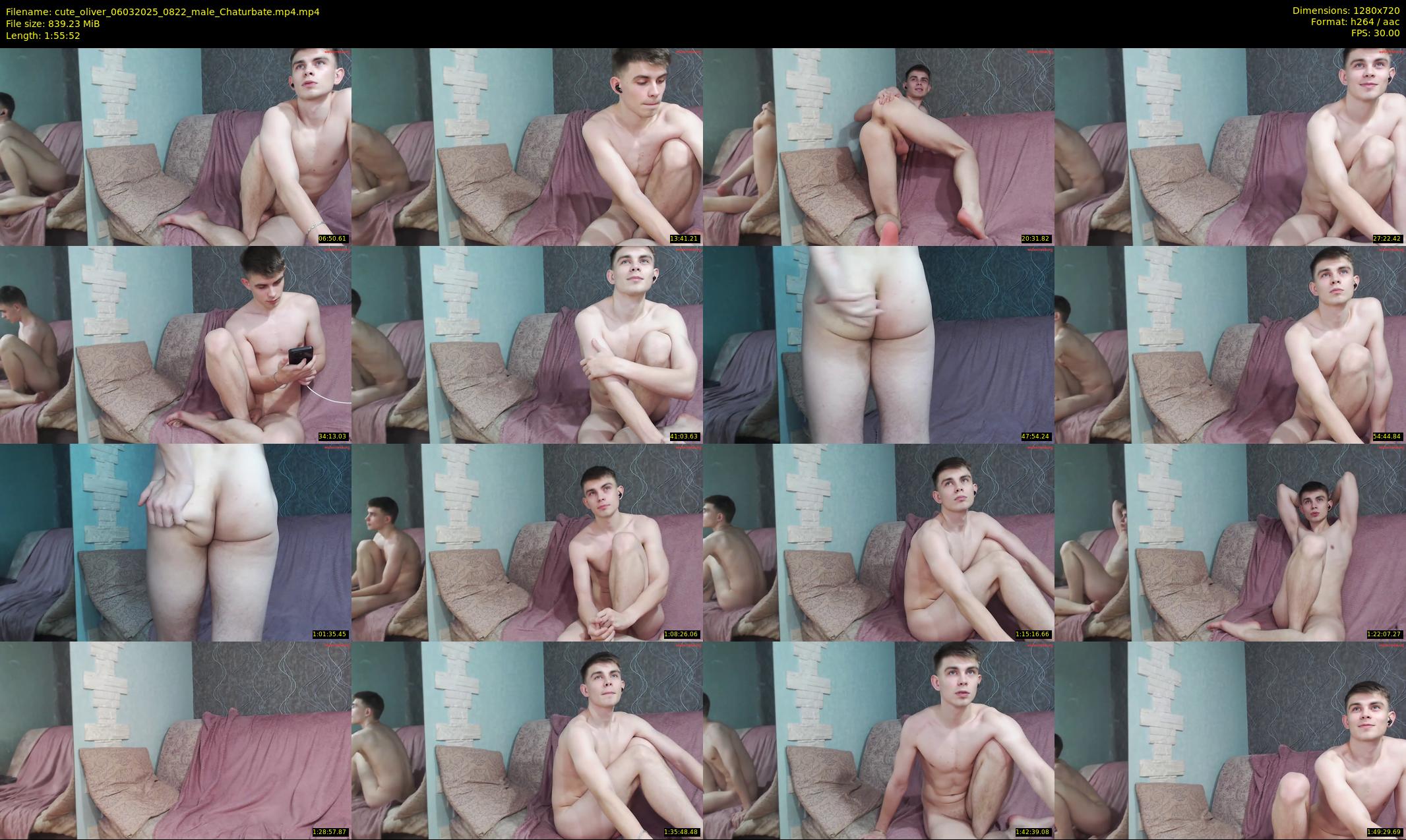 cute_oliver — 116 minute Chaturbate male cam show recording, 720p, Mar 6, 2025