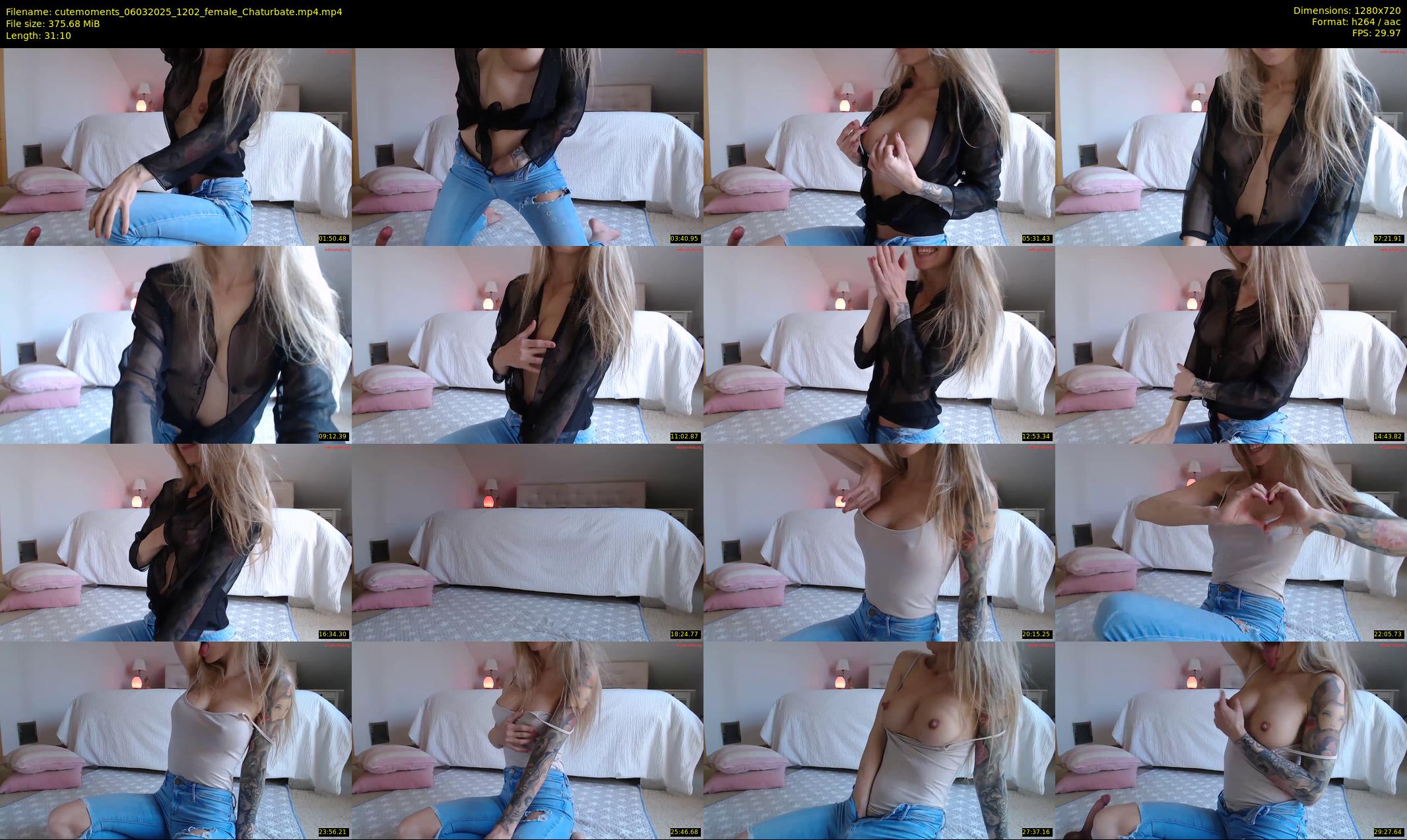 cutemoments — 32 minute Chaturbate female cam show recording, 720p, Mar 6, 2025