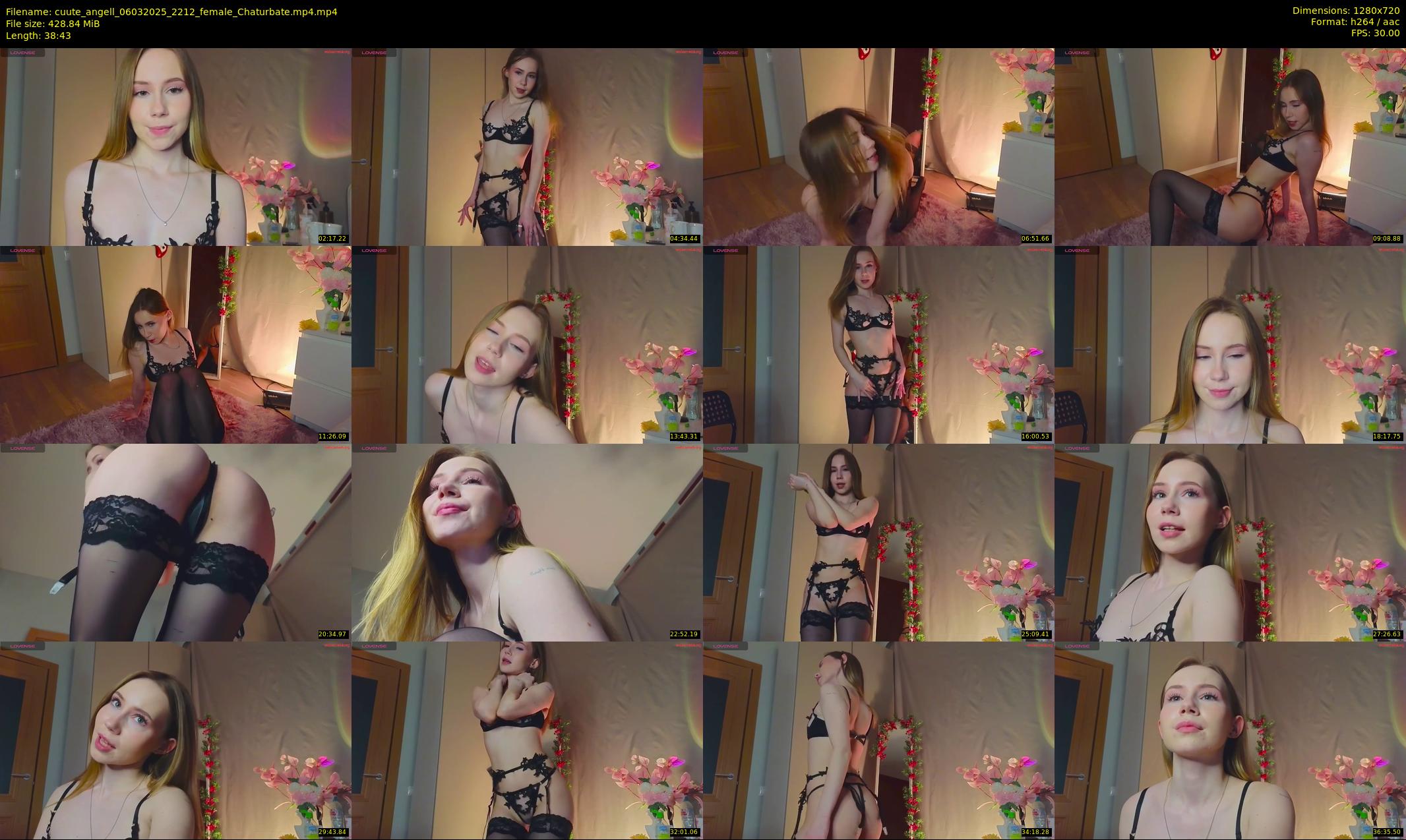 cuute_angell — 39 minute Chaturbate female cam show recording, 720p, Mar 6, 2025