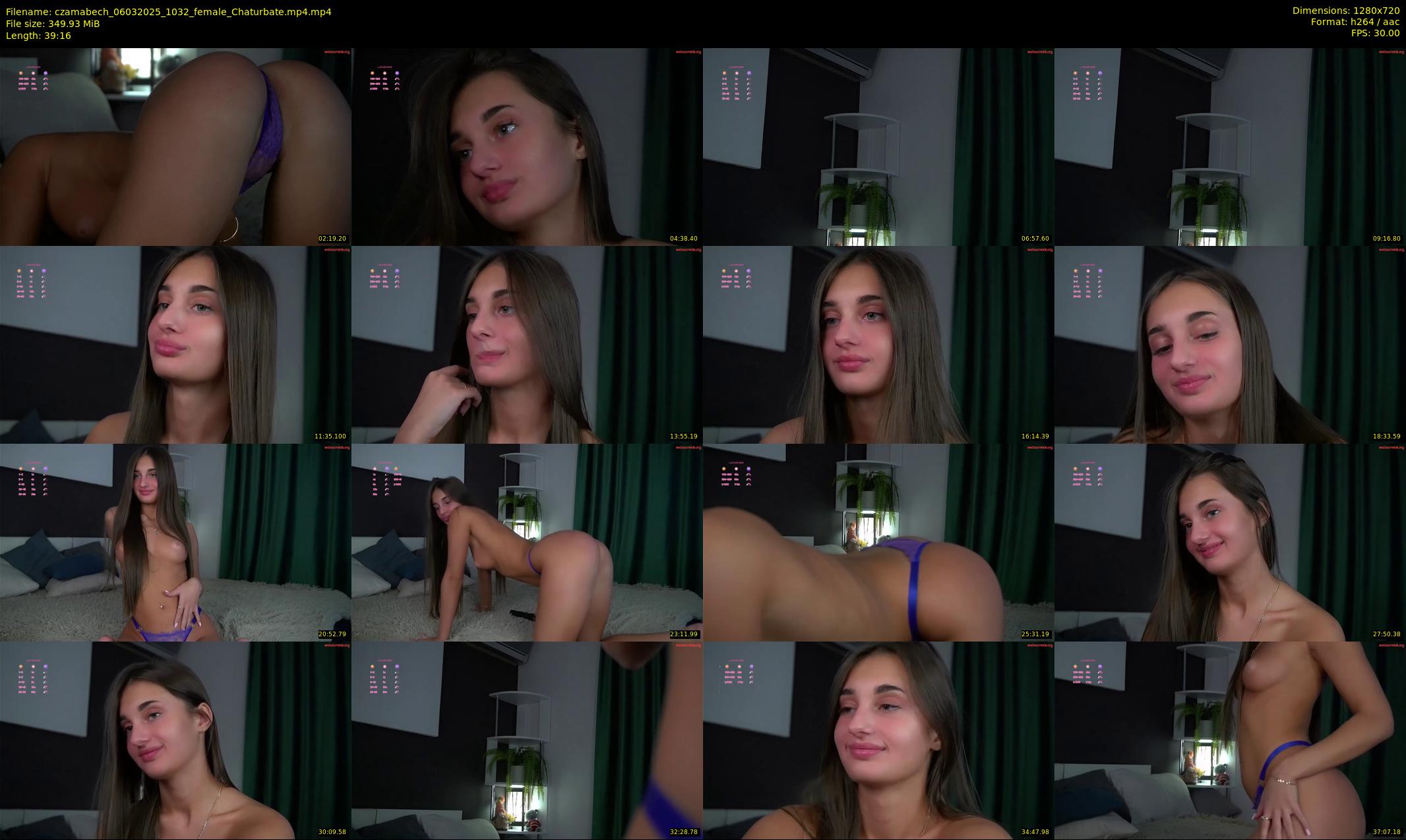 czamabech — 40 minute Chaturbate female cam show recording, 720p, Mar 6, 2025