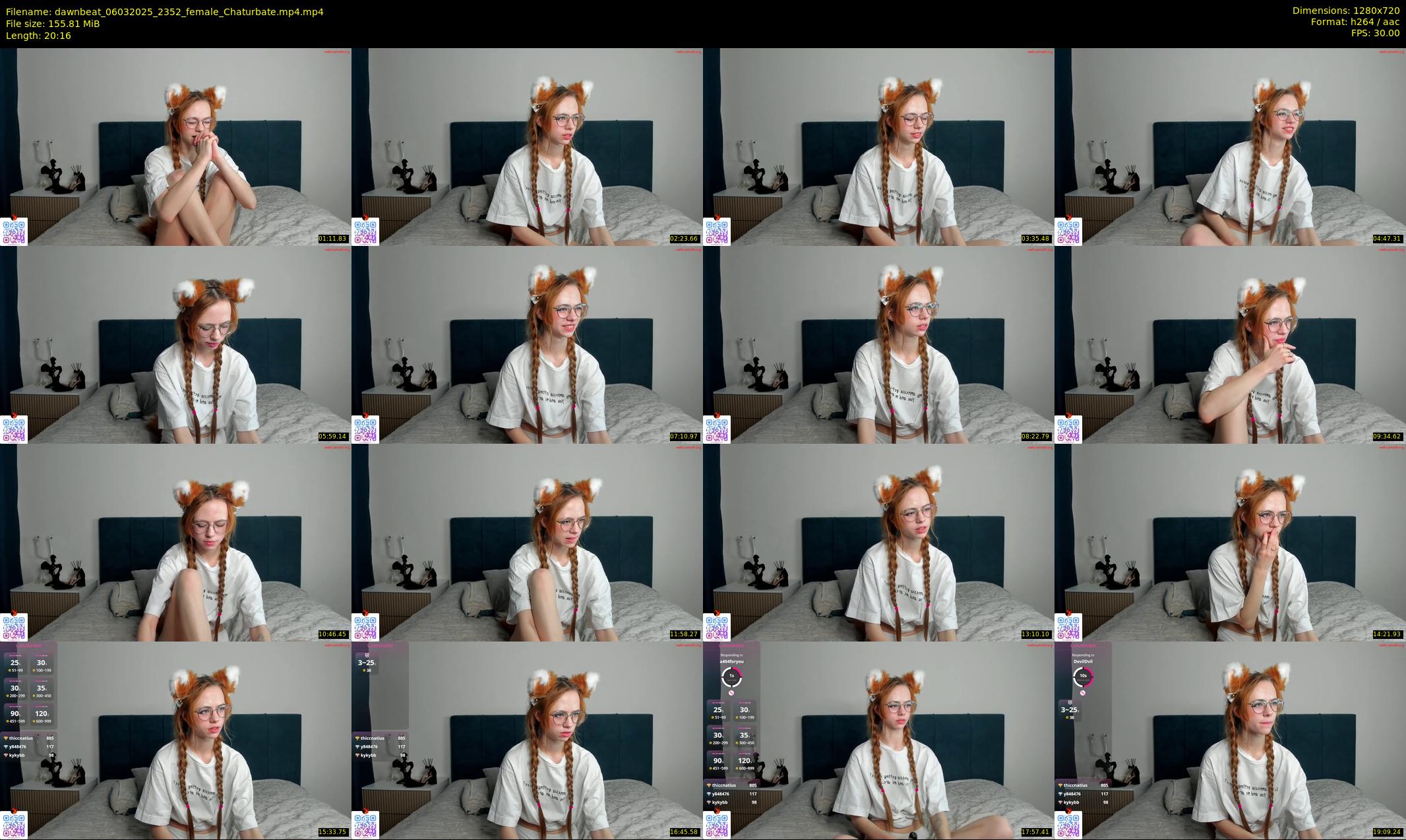 dawnbeat — 21 minute Chaturbate female cam show recording, 720p, Mar 6, 2025