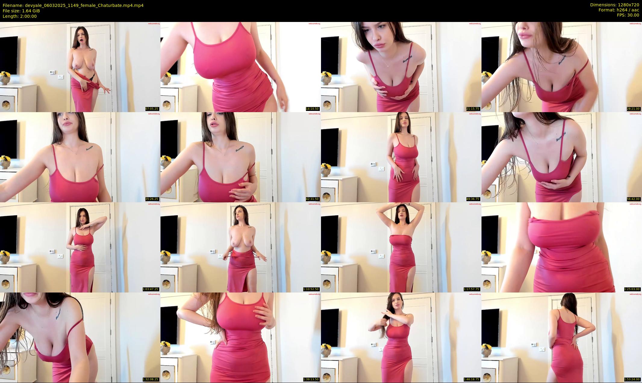 devyale — 120 minute Chaturbate female cam show recording, 720p, Mar 6, 2025