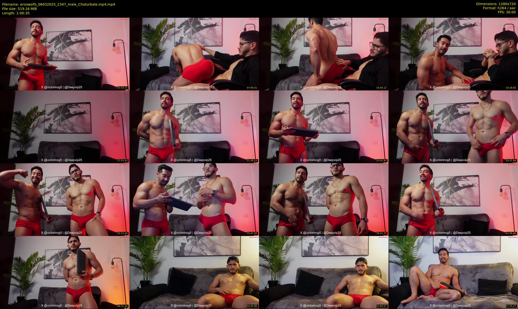 eroswolfs — 61 minute Chaturbate male cam show recording, 720p, Mar 6, 2025