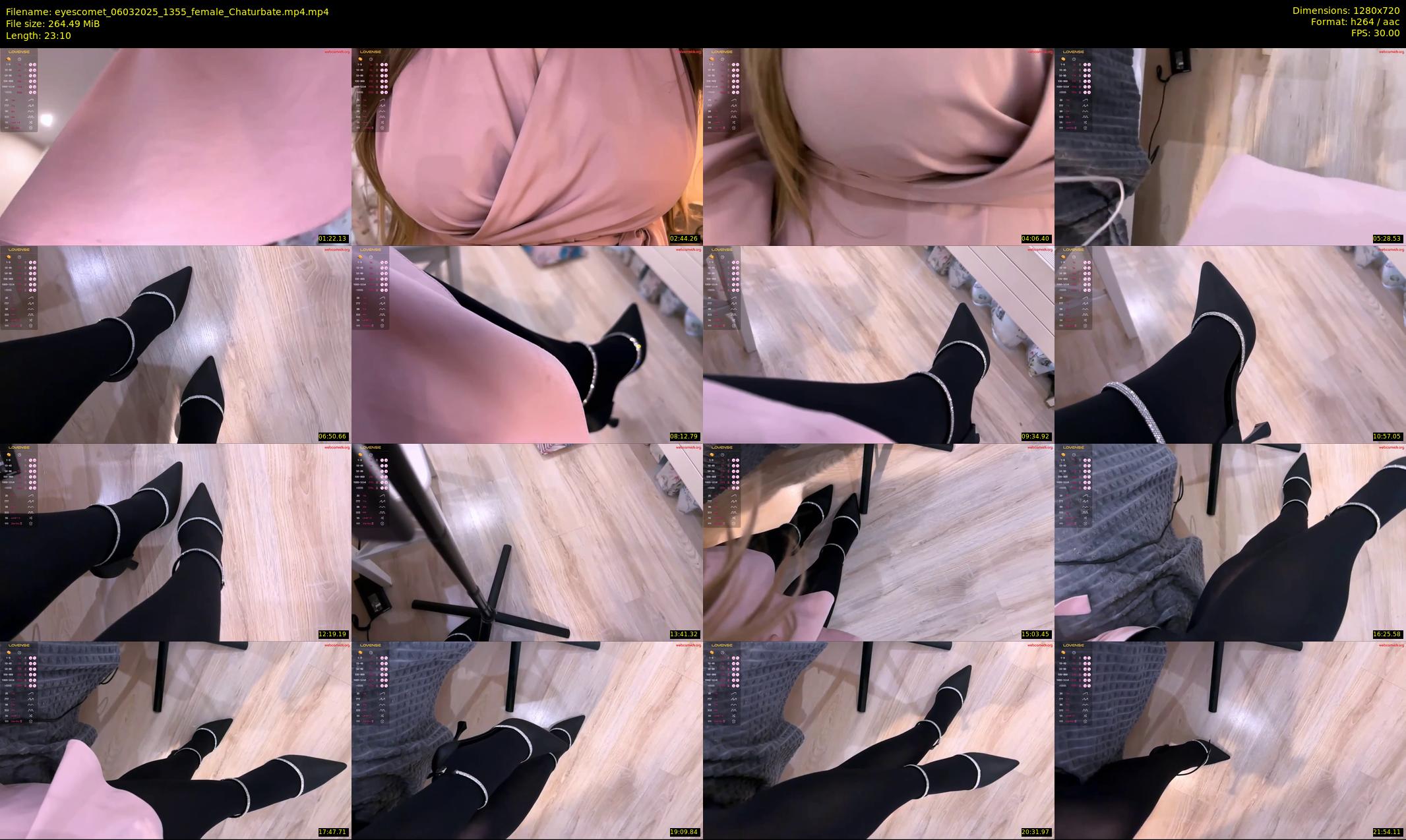 eyescomet — 24 minute Chaturbate female cam show recording, 720p, Mar 6, 2025