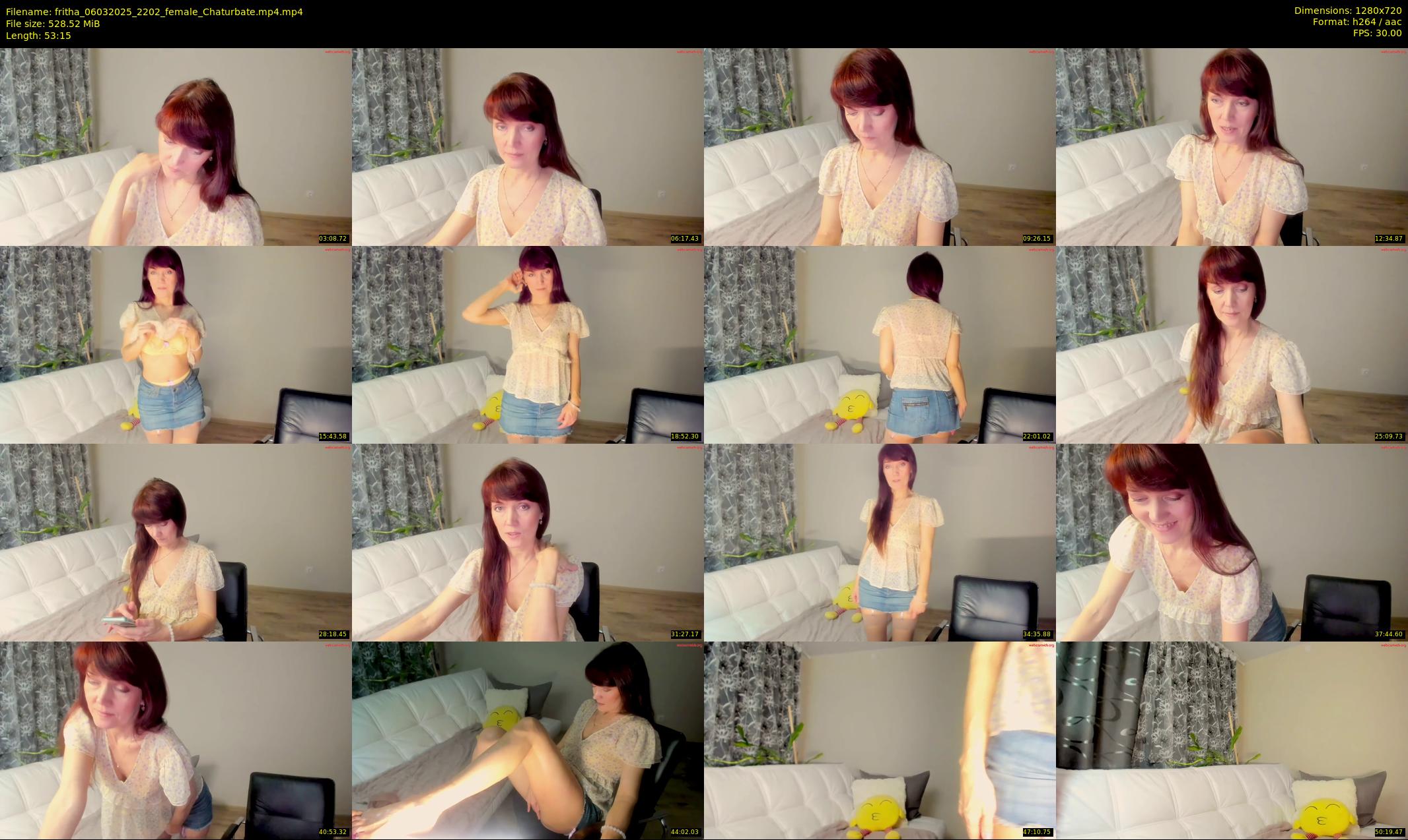 fritha — 54 minute Chaturbate female cam show recording, 720p, Mar 6, 2025