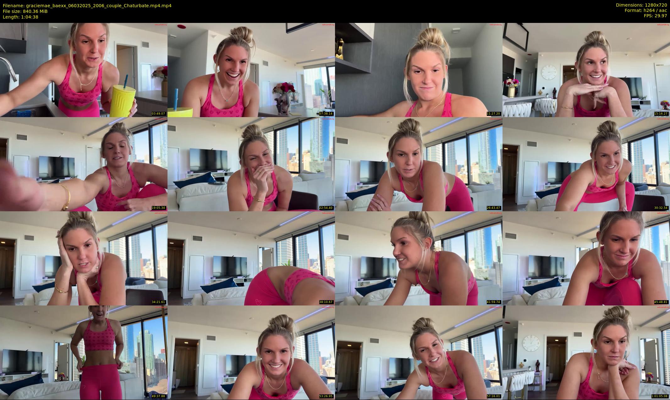 graciemae_baexx — 65 minute Chaturbate female cam show recording, 720p, Mar 6, 2025