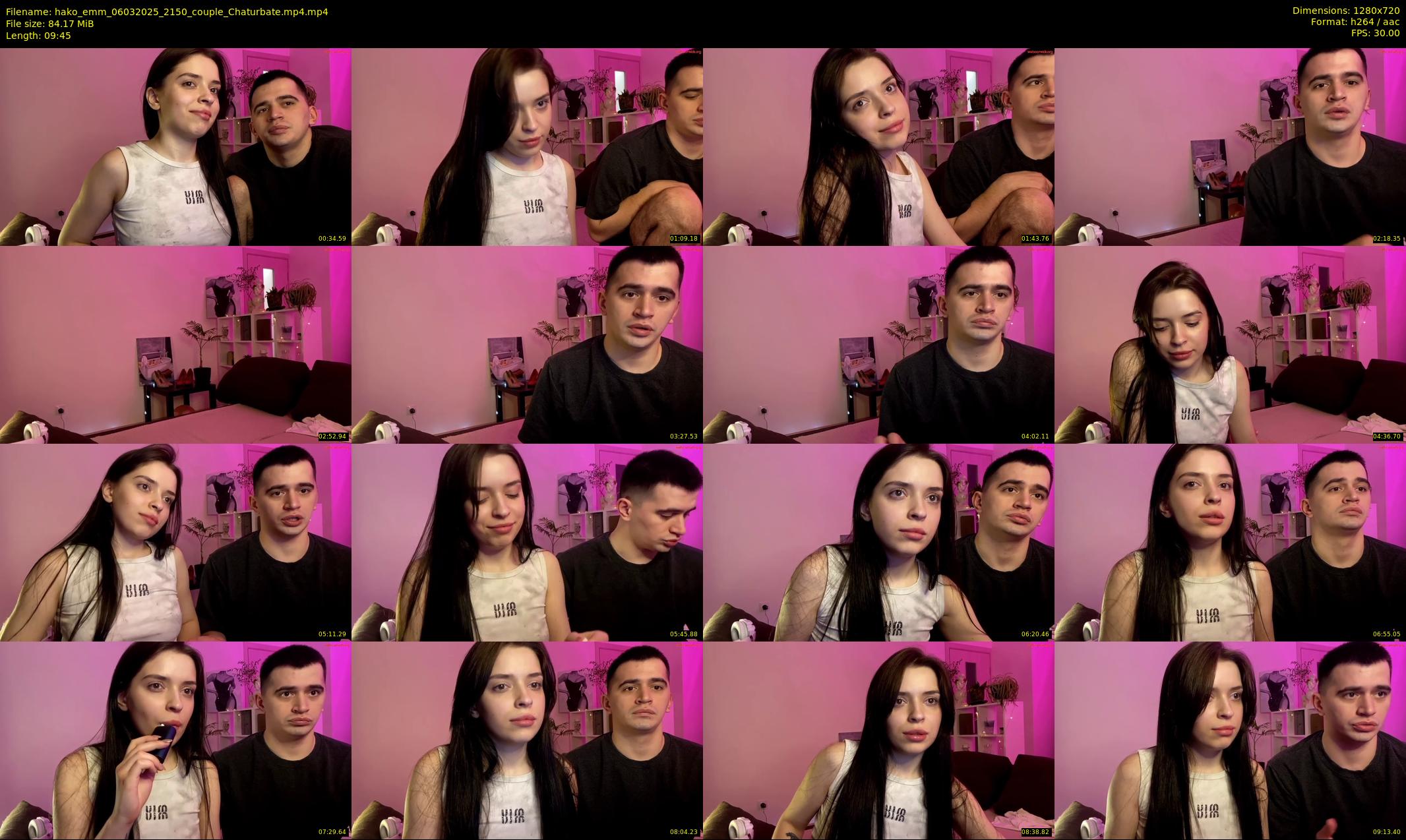 hako_emm — 10 minute Chaturbate couple cam show recording, 720p, Mar 6, 2025