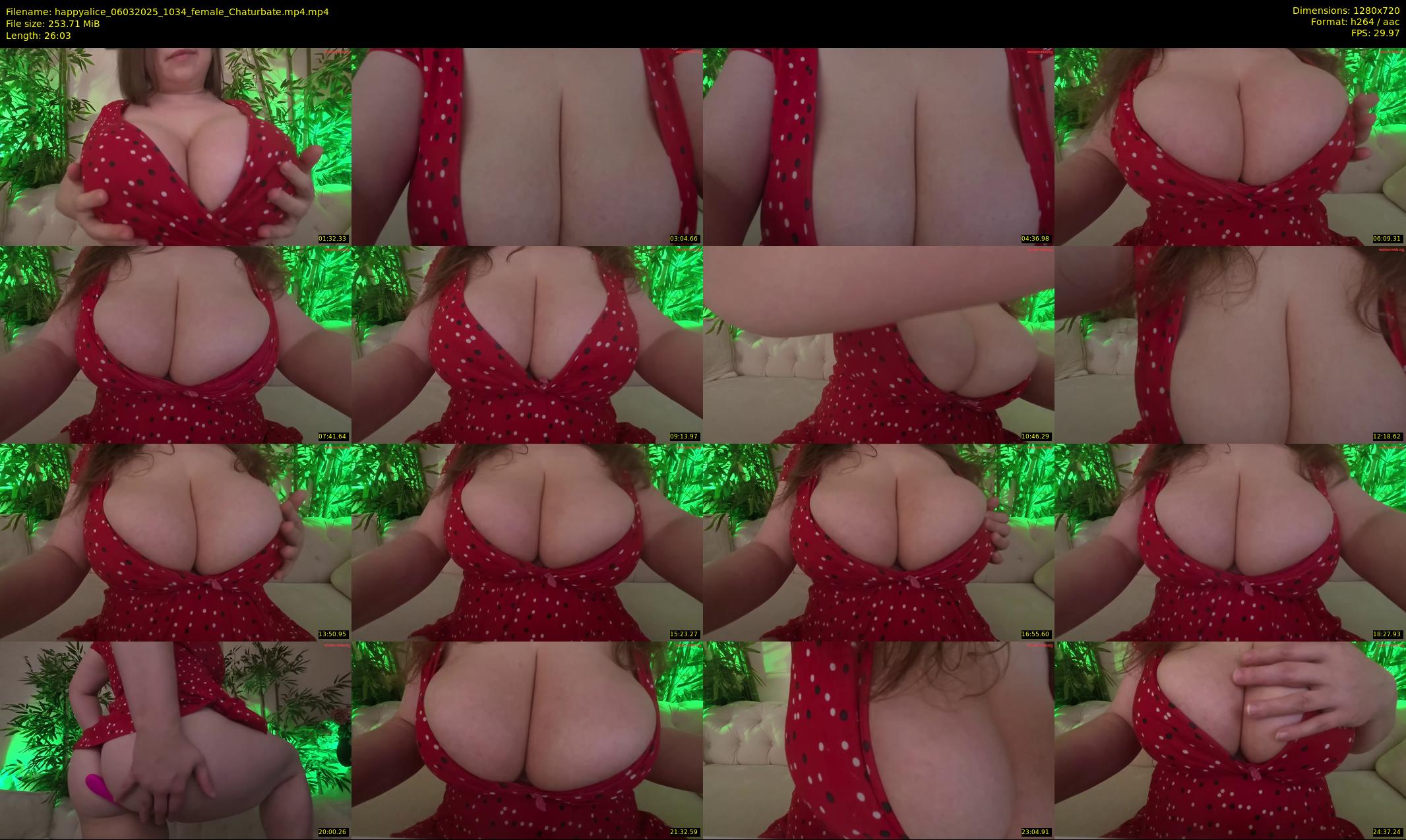 happyalice — 27 minute Chaturbate female cam show recording, 720p, Mar 6, 2025