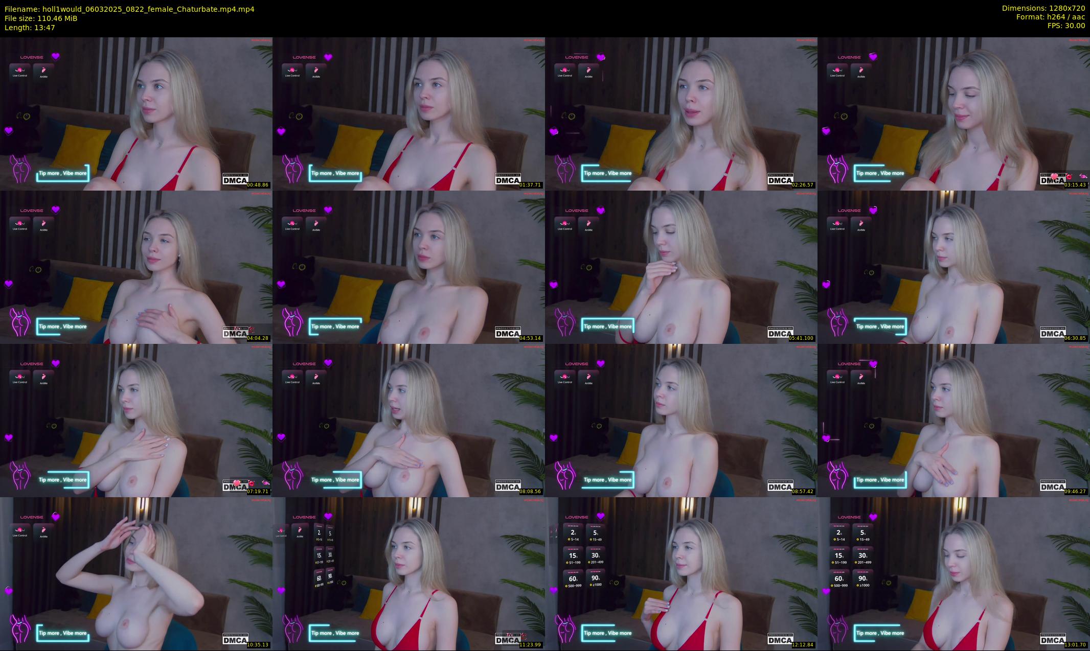 holl1would — 14 minute Chaturbate female cam show recording, 720p, Mar 6, 2025