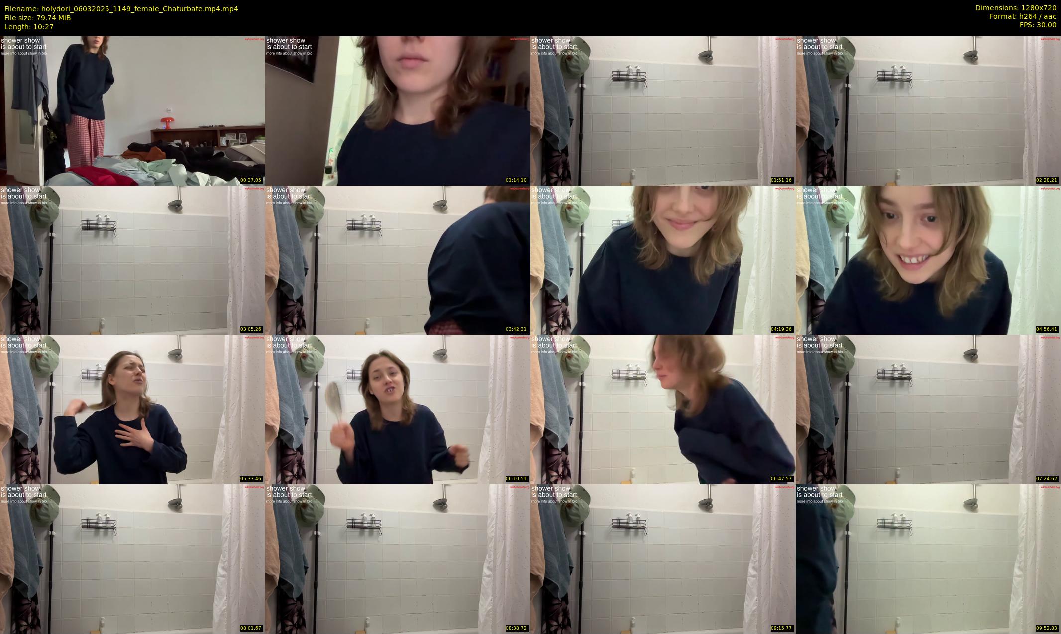 holydori — 11 minute Chaturbate female cam show recording, 720p, Mar 6, 2025