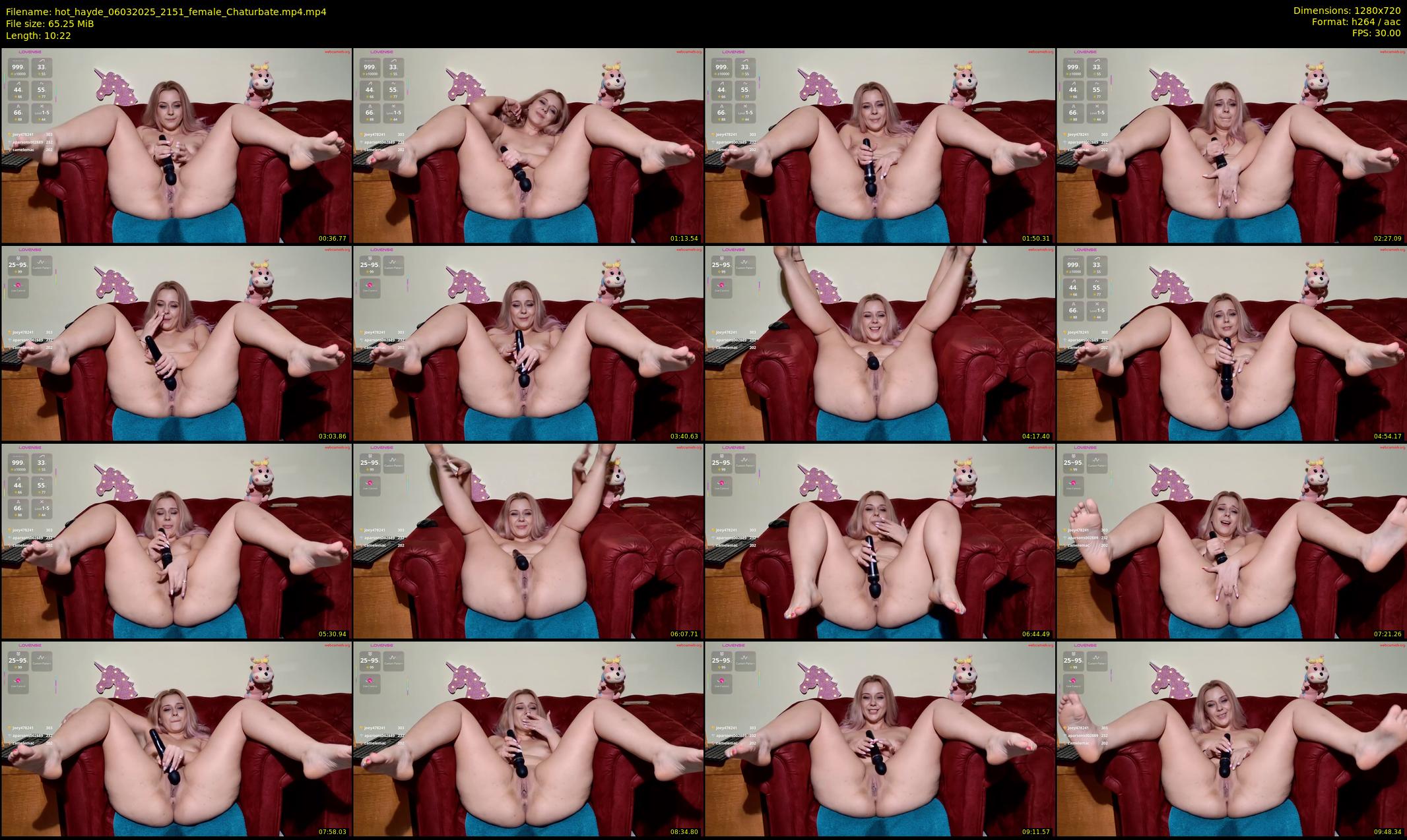 hot_hayde — 11 minute Chaturbate female cam show recording, 720p, Mar 6, 2025