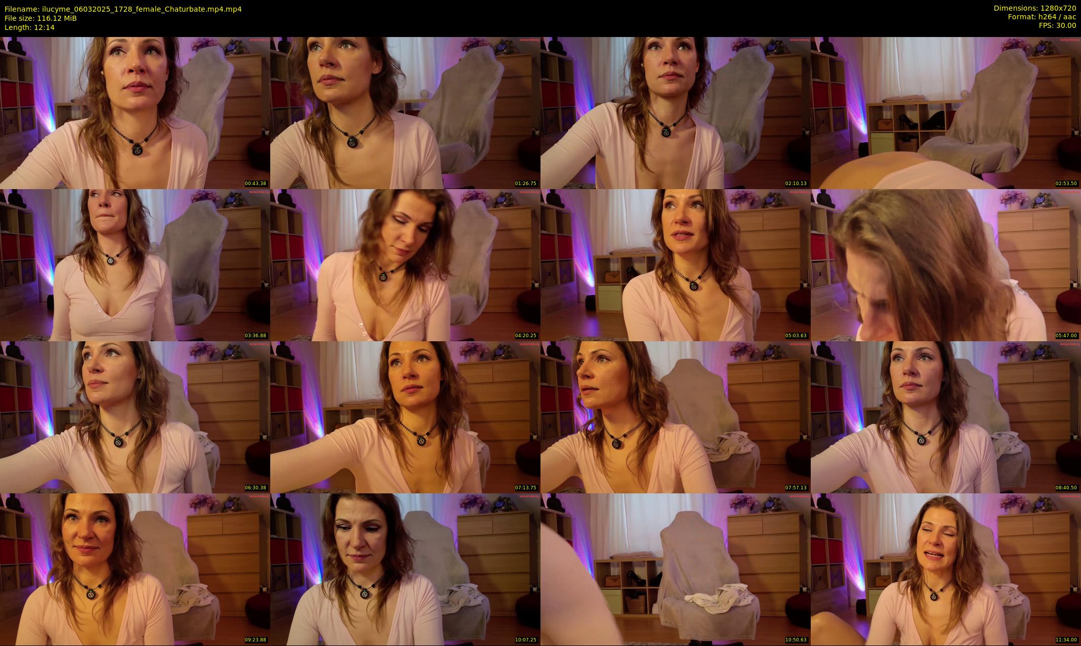 ilucyme — 13 minute Chaturbate female cam show recording, 720p, Mar 6, 2025